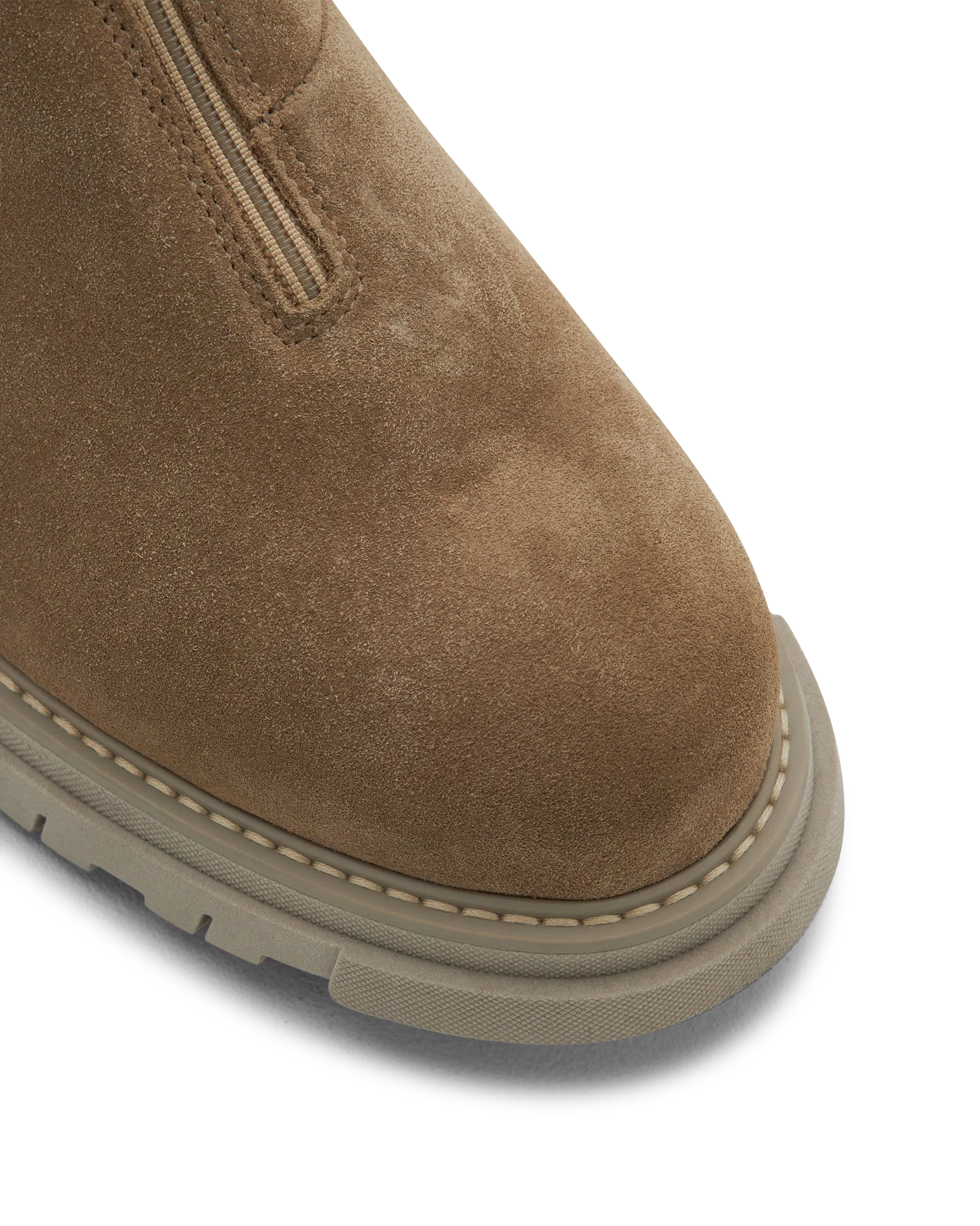 Dafna Shearling-Lined Suede Boots - DIHSAN