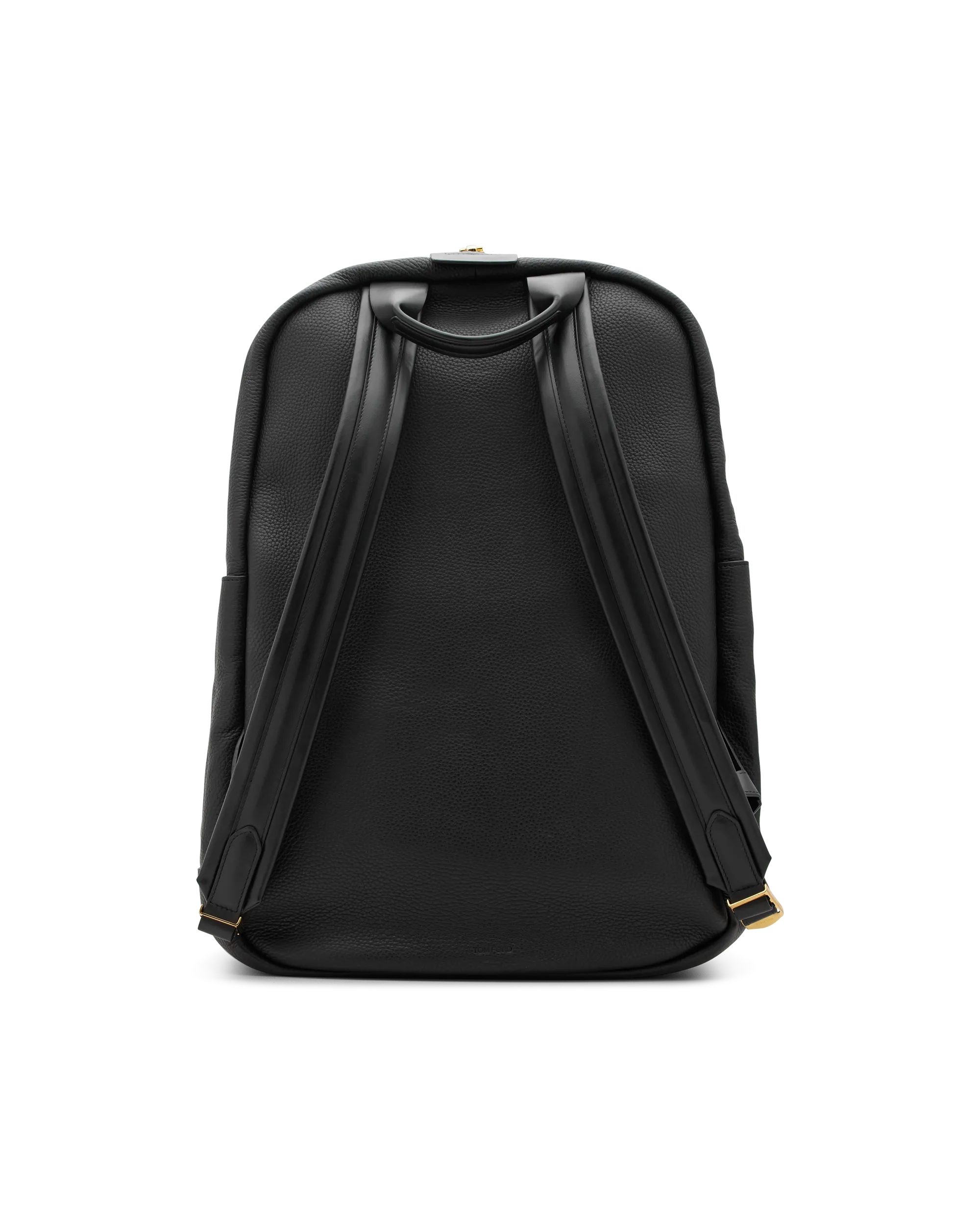 Black Calf Buckley Grained Large Leather Backpack by Tom Ford | DIHSAN