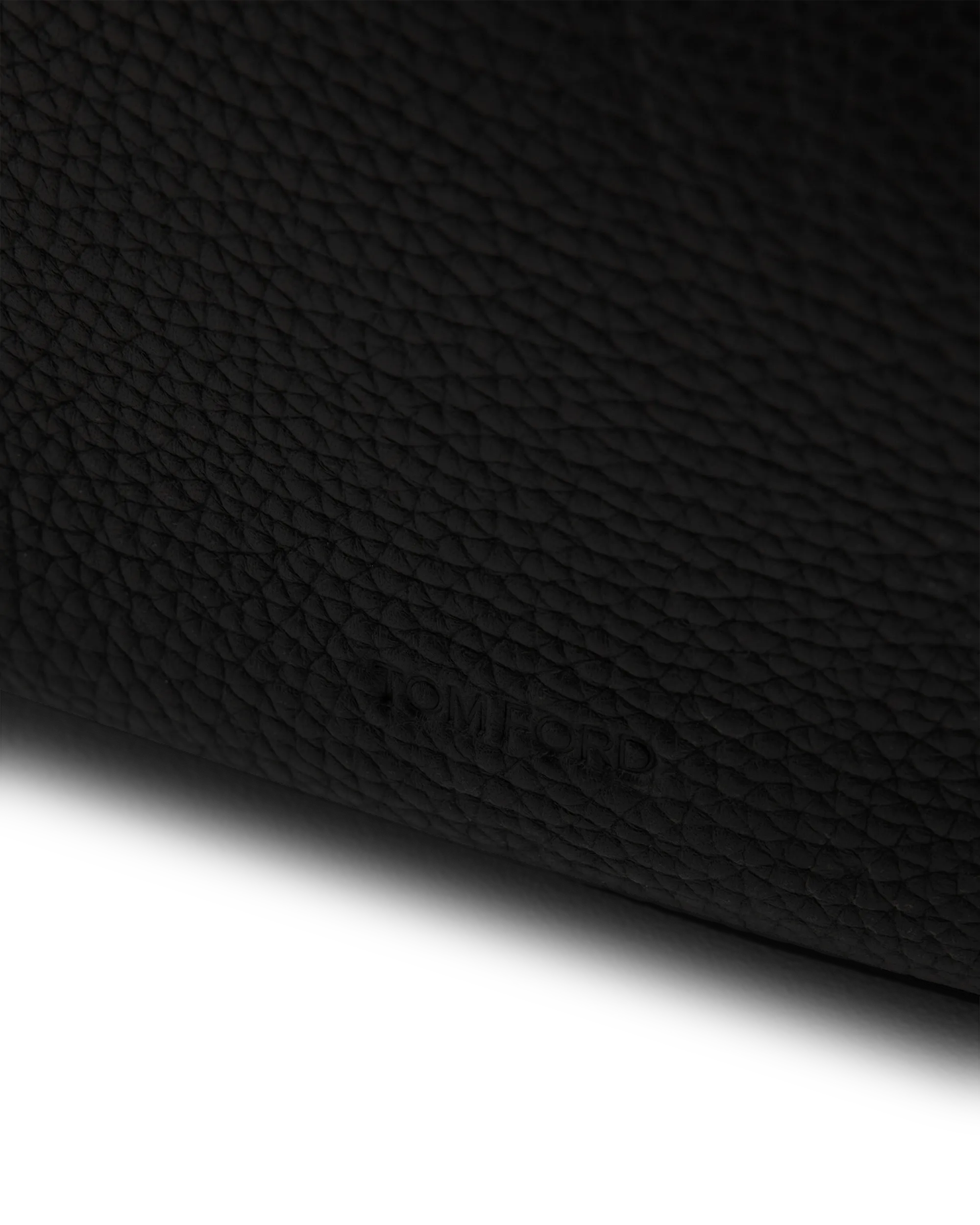 Black Calf Buckley Grained Large Leather Backpack by Tom Ford | DIHSAN