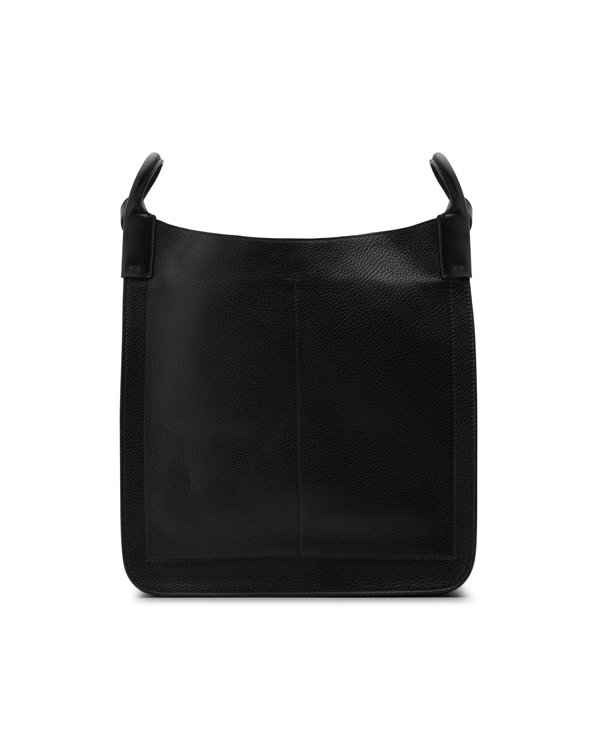 Grained Leather Crossbody Bag - DIHSAN