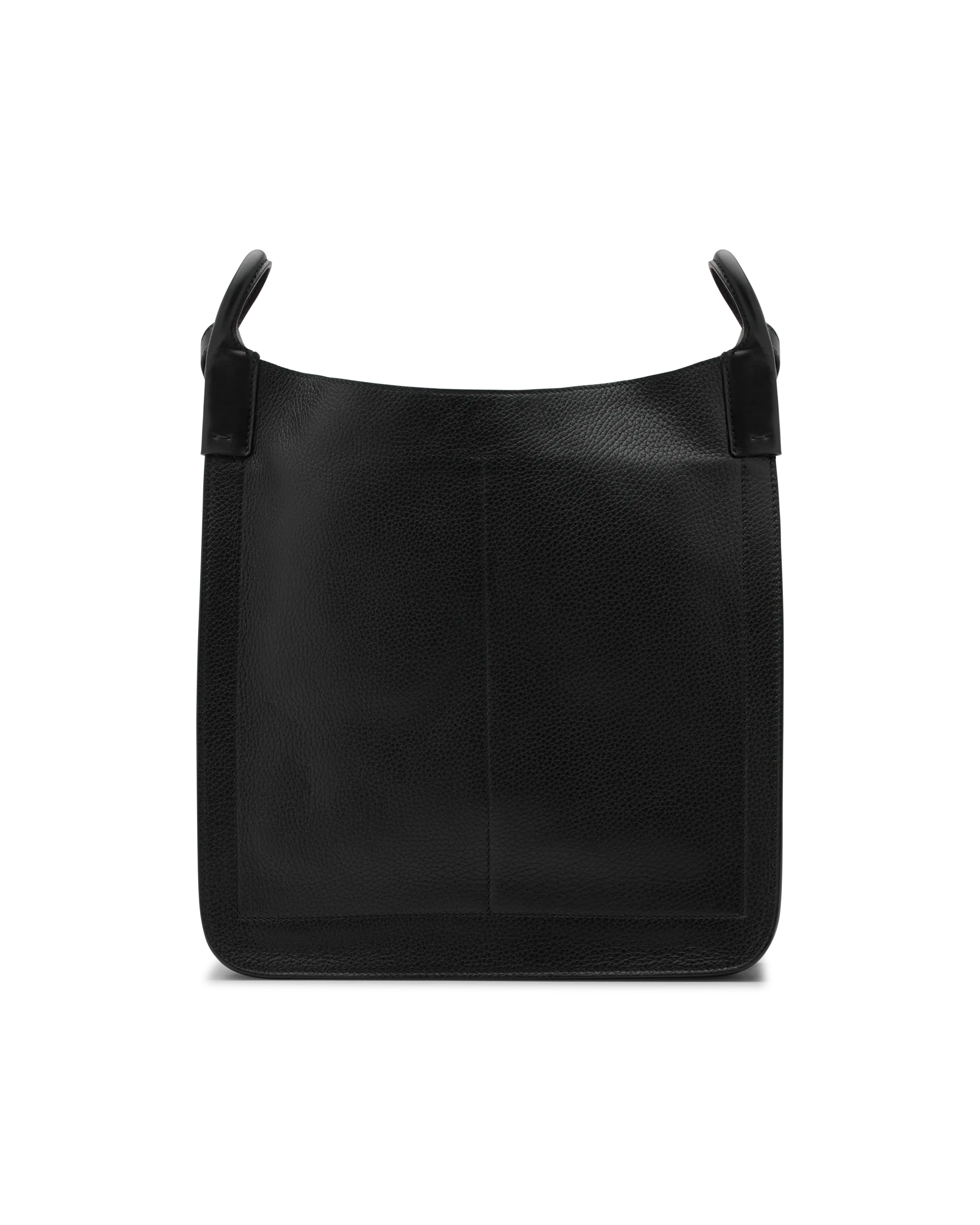 Grained Leather Crossbody Bag - DIHSAN
