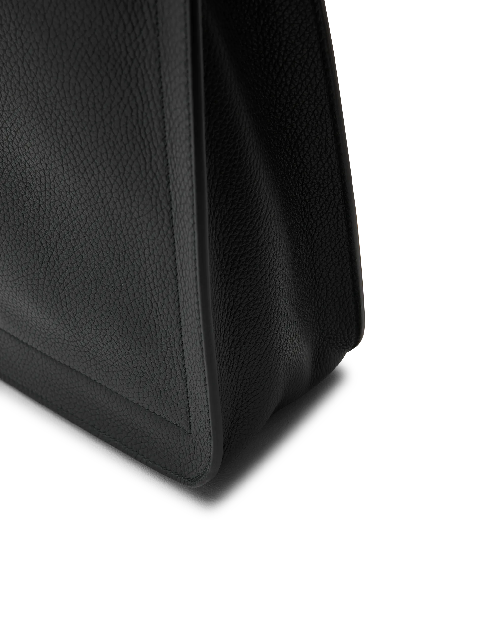 Grained Leather Crossbody Bag - DIHSAN