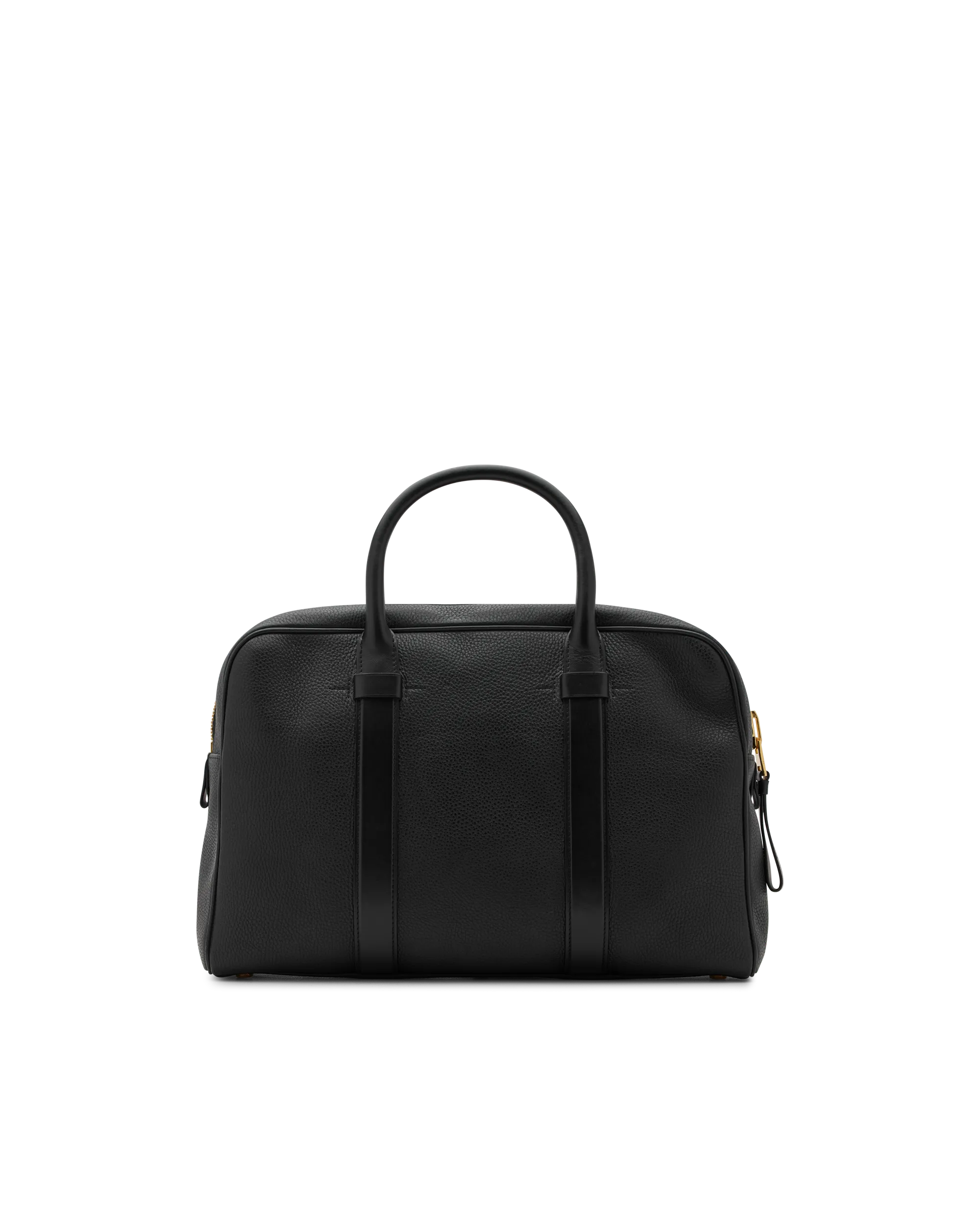 Wide Buckley Leather Briefcase - DIHSAN