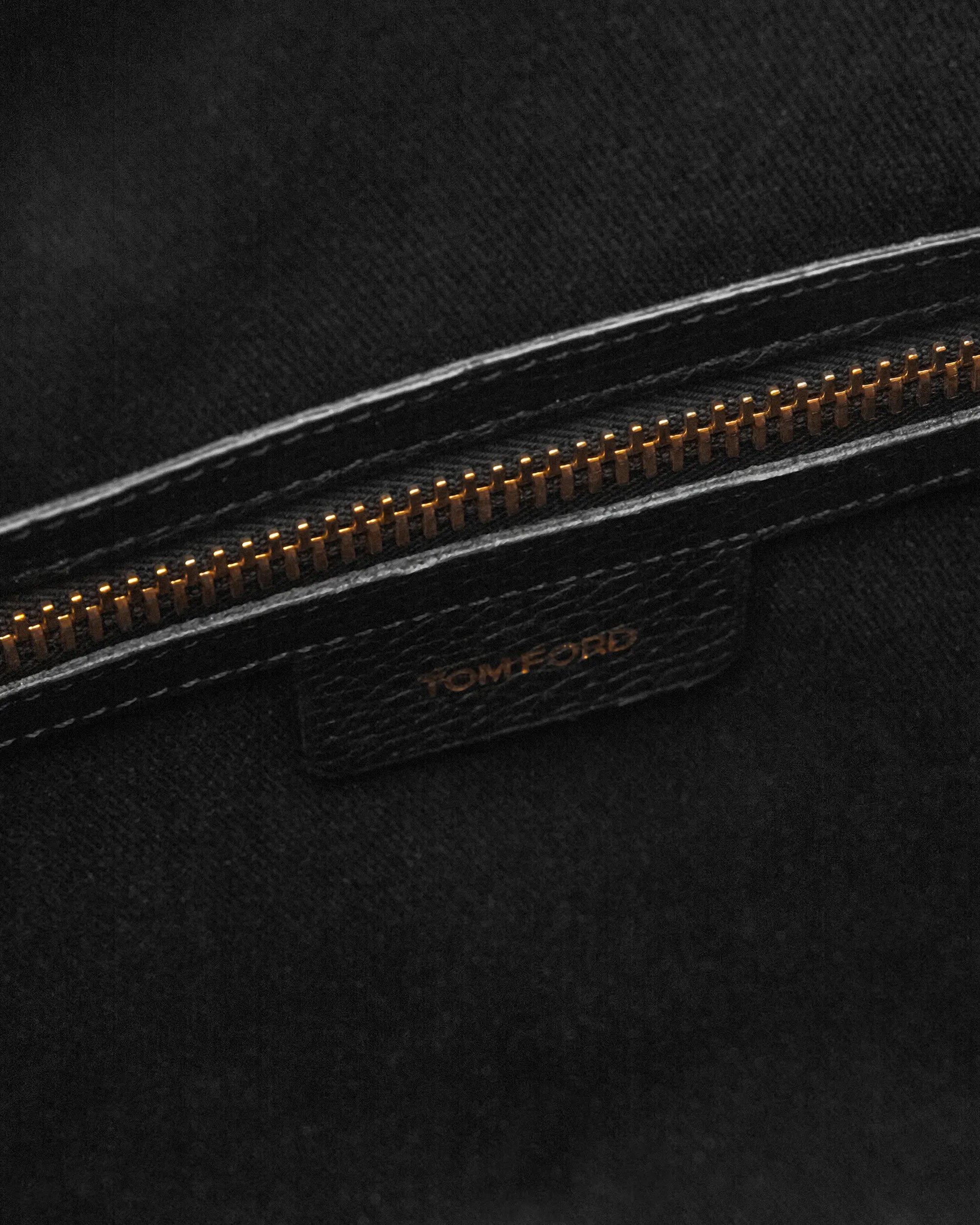 Wide Buckley Leather Briefcase - DIHSAN