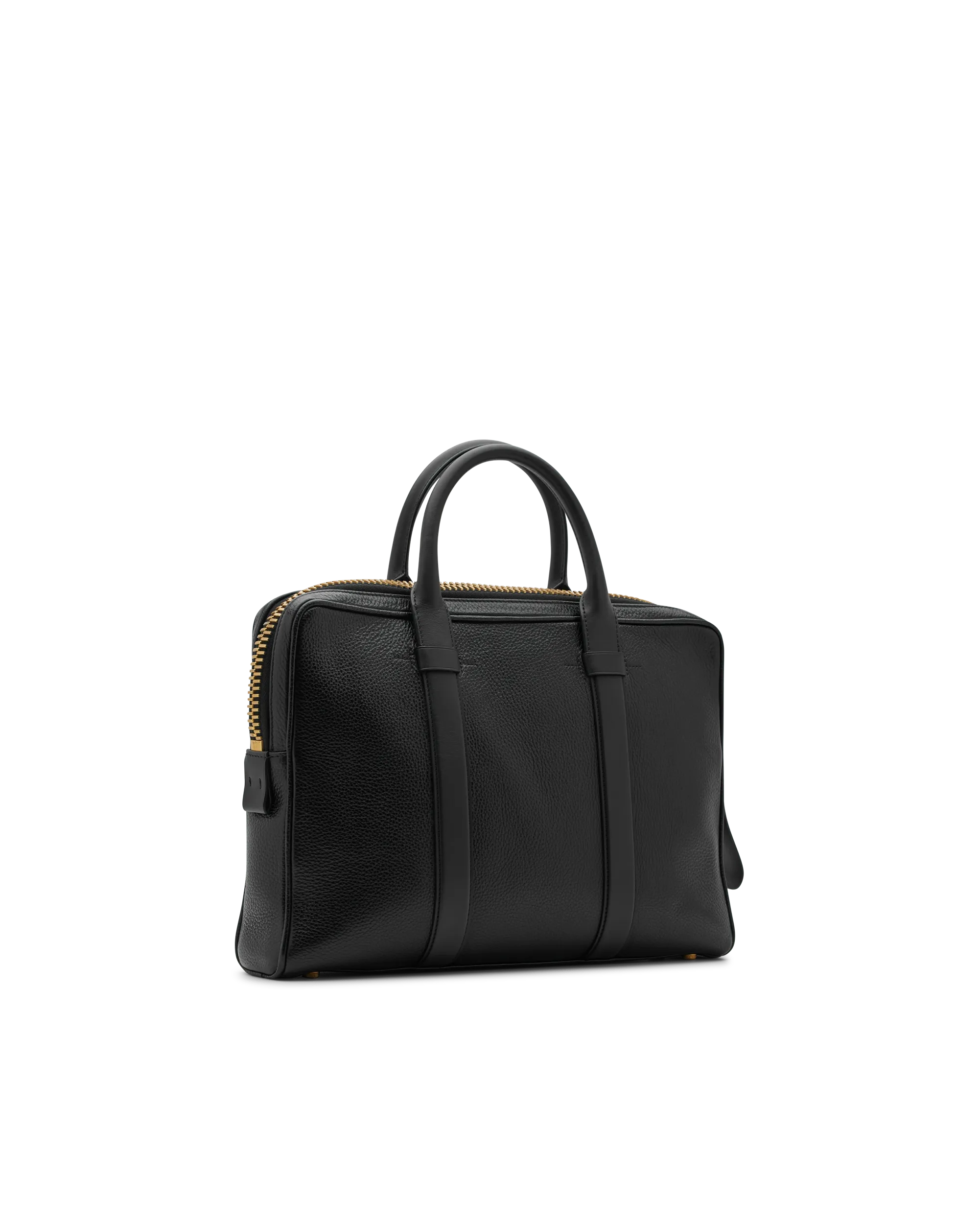 Black Leather Buckley Leather Briefcase by Tom Ford | DIHSAN