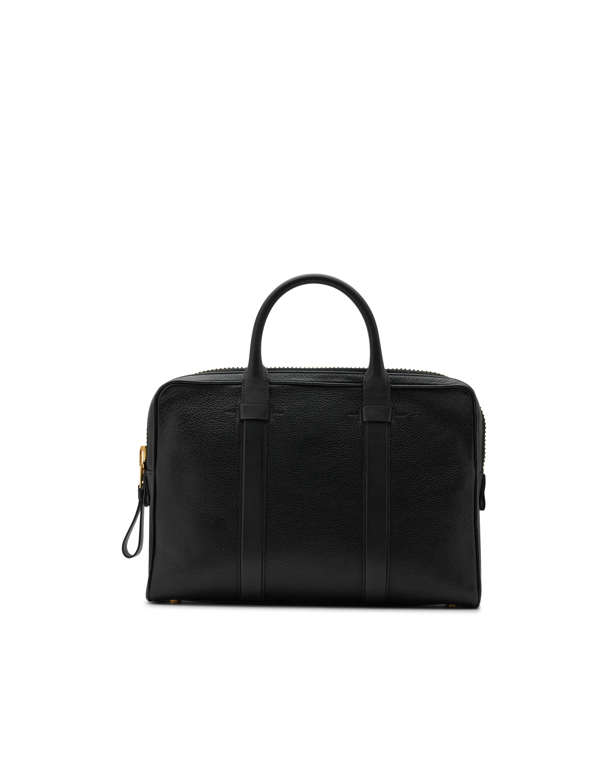 Black Leather Buckley Leather Briefcase by Tom Ford | DIHSAN