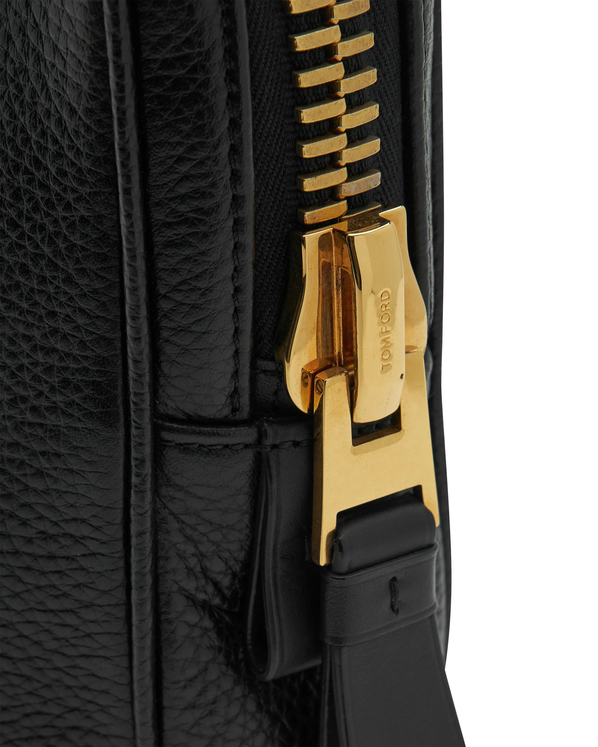 Black Leather Buckley Leather Briefcase by Tom Ford | DIHSAN