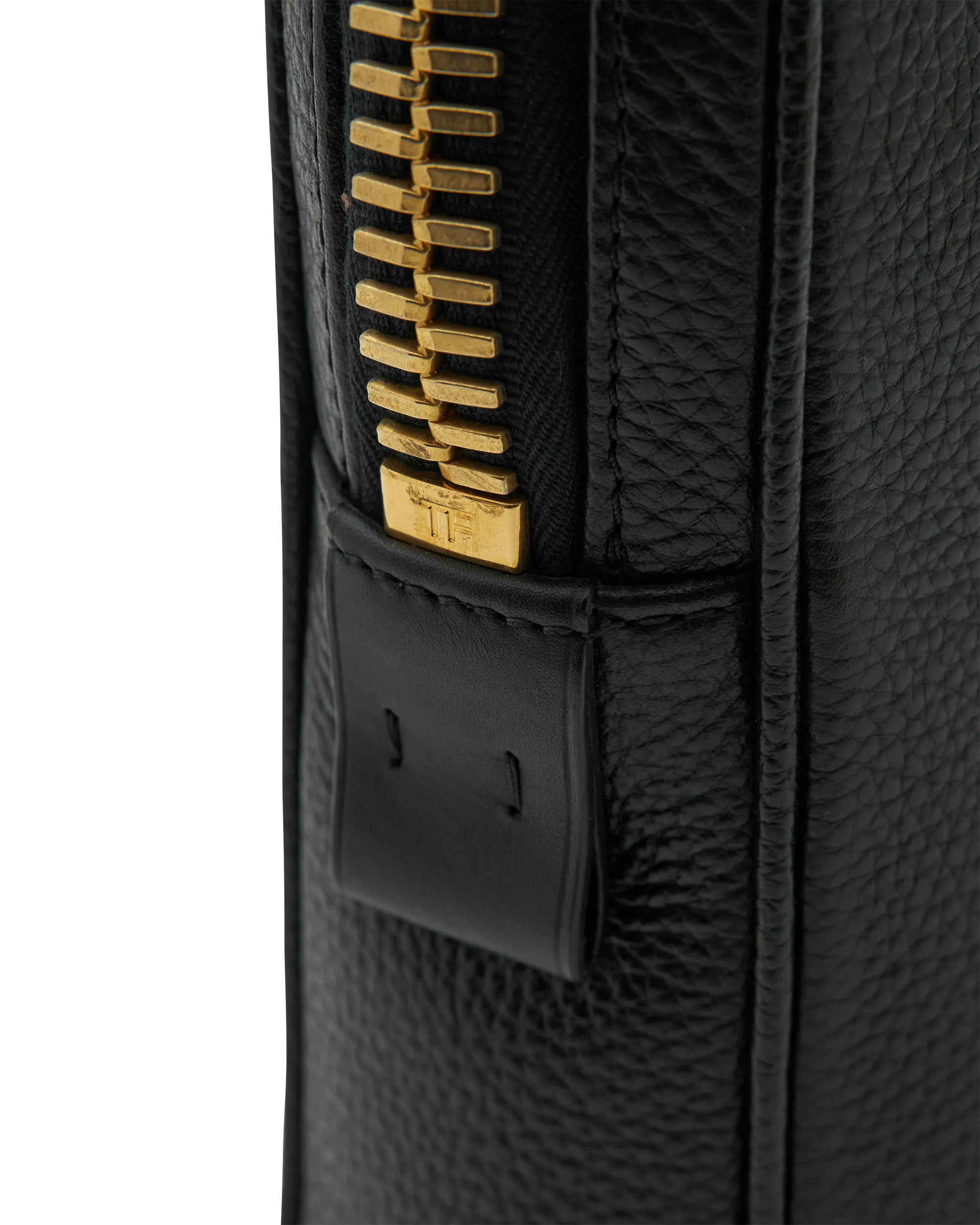 Black Leather Buckley Leather Briefcase by Tom Ford | DIHSAN