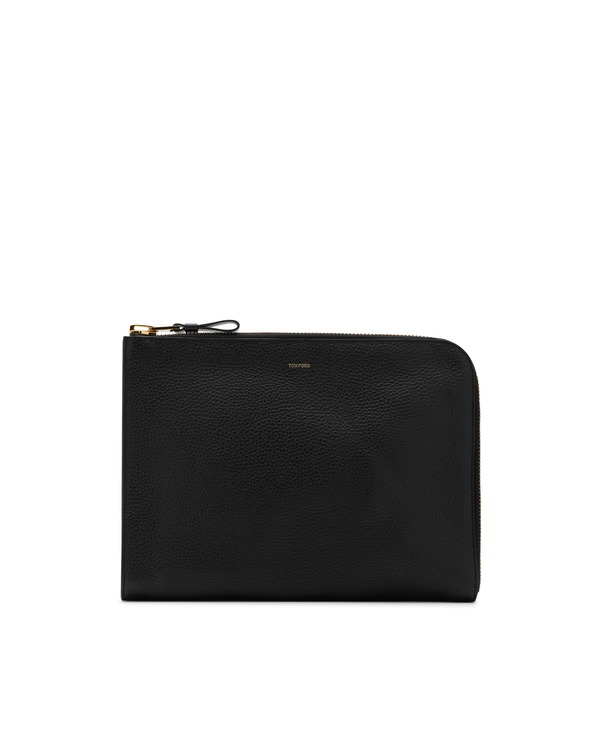 Buckley Embossed Leather Zip Portfolio - DIHSAN