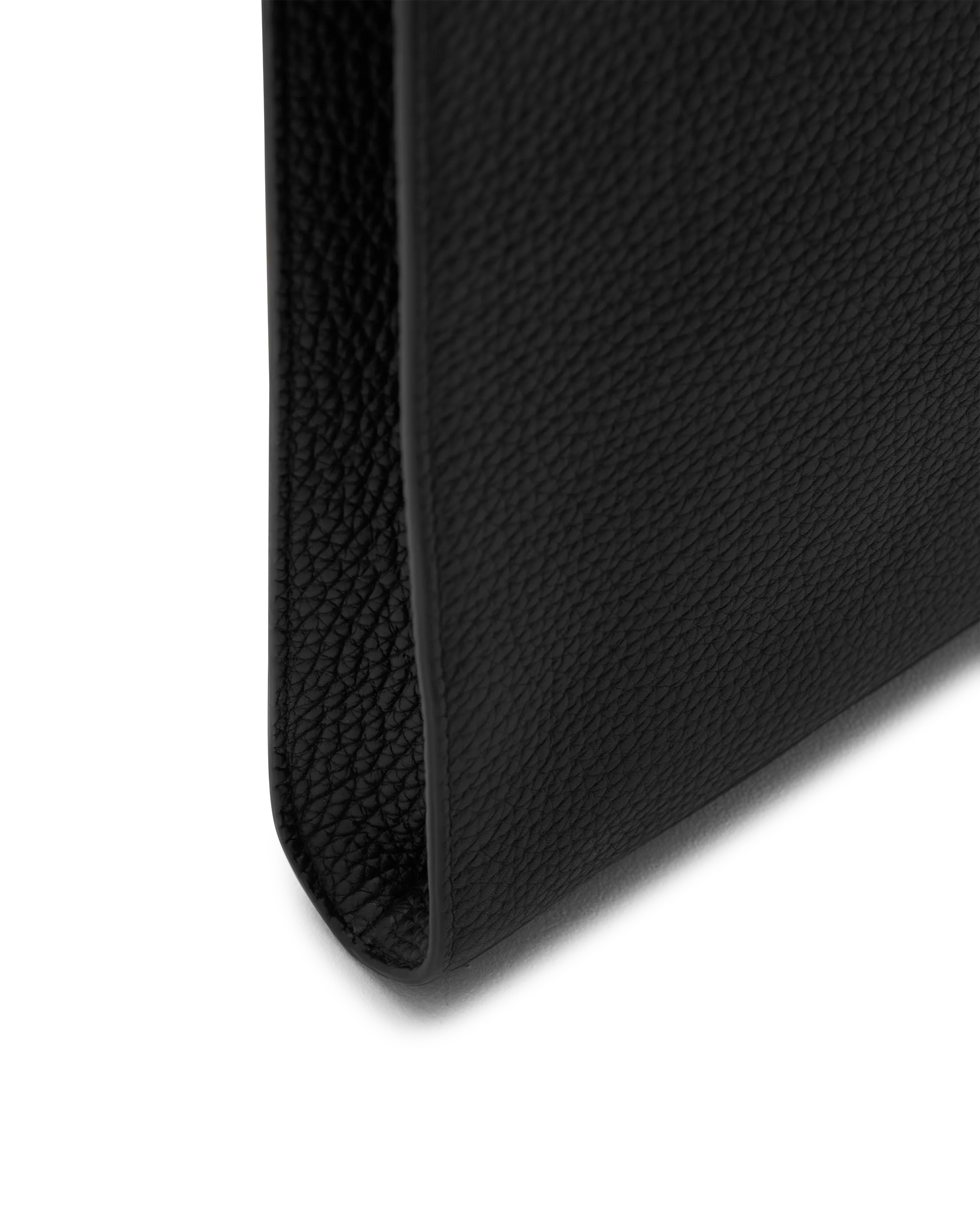 Black Leather Buckley Embossed Leather Zip Portfolio by Tom Ford | DIHSAN