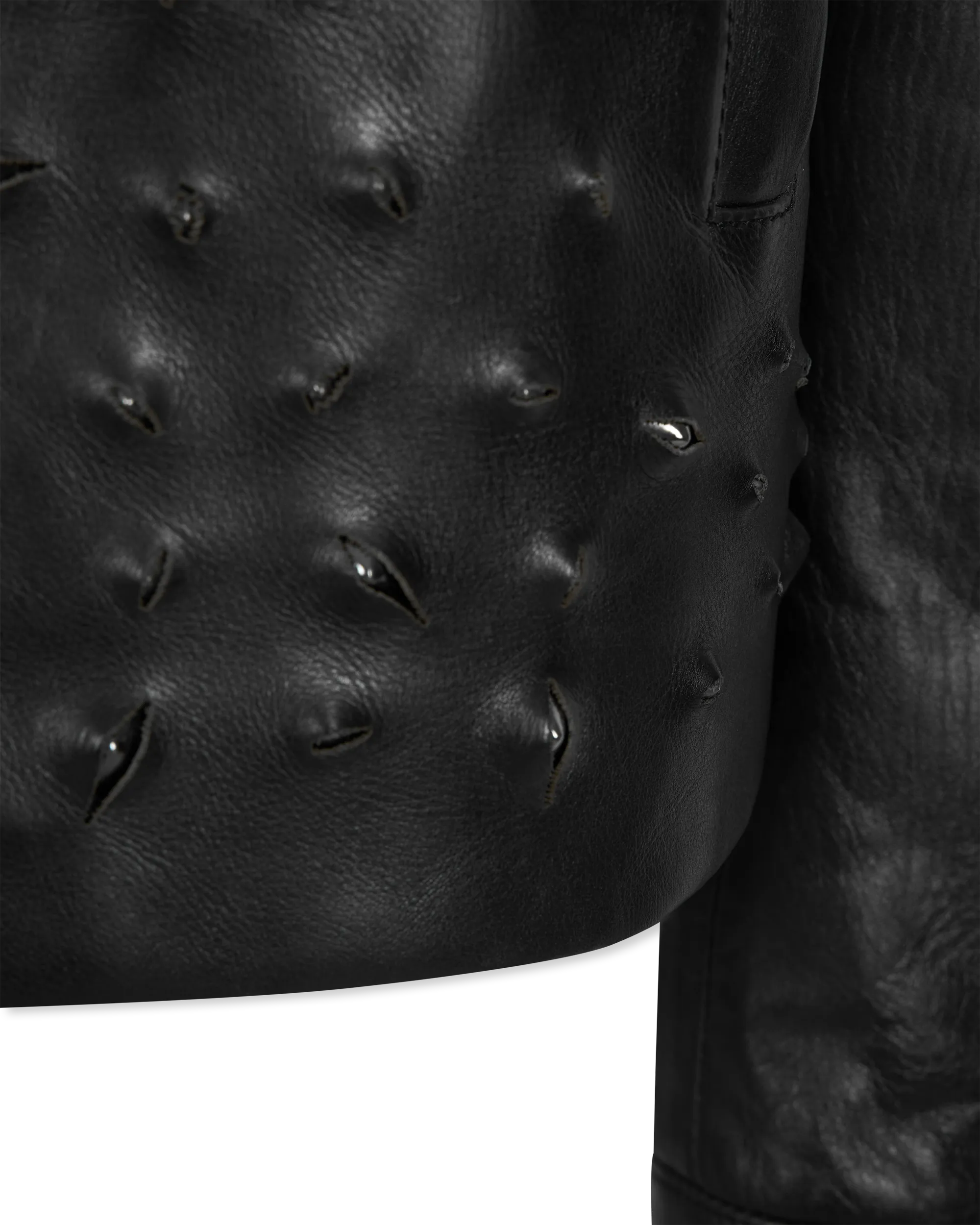 Laser Cut Studded Jacket - DIHSAN