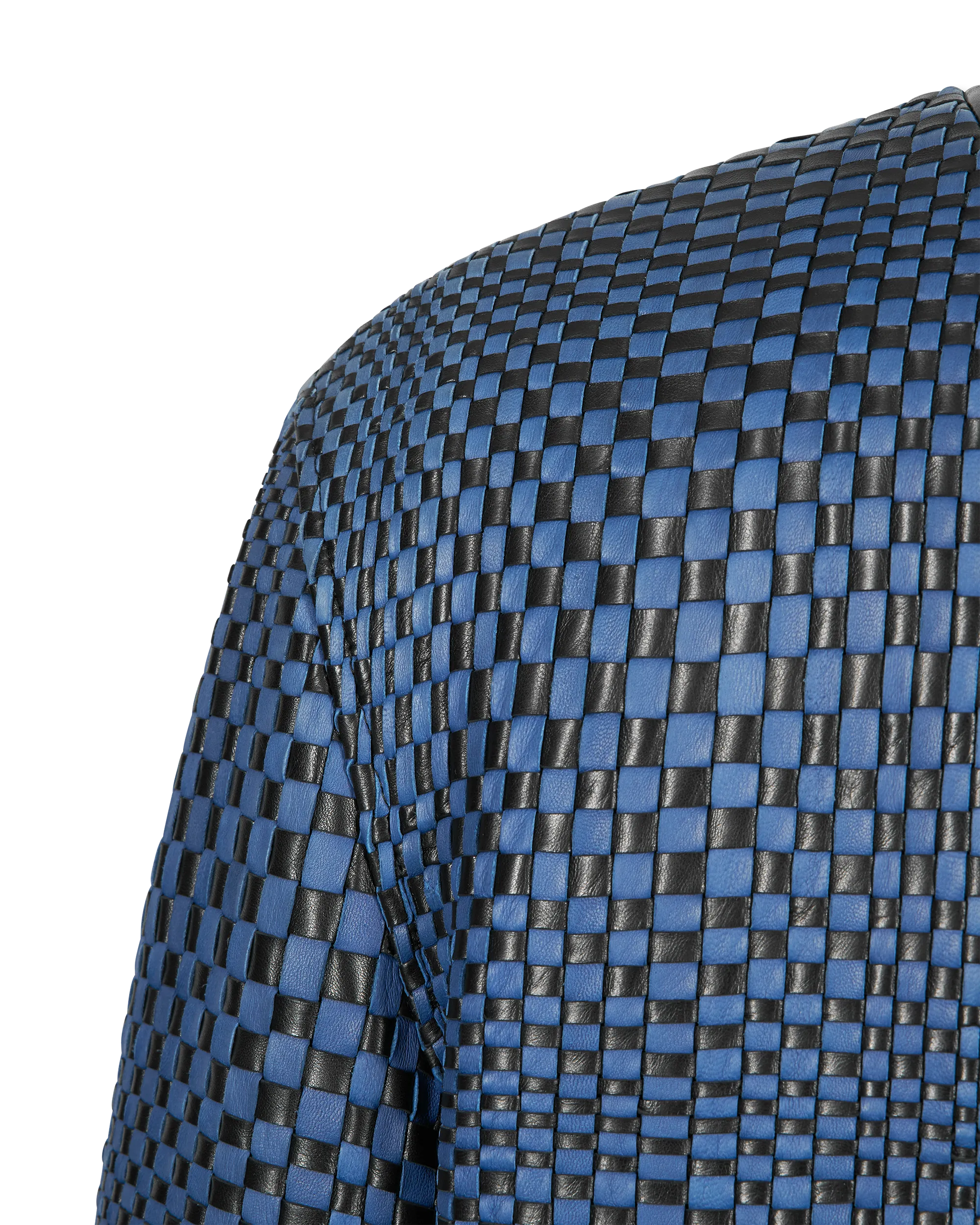 Runway Handwoven Leather Jacket - DIHSAN