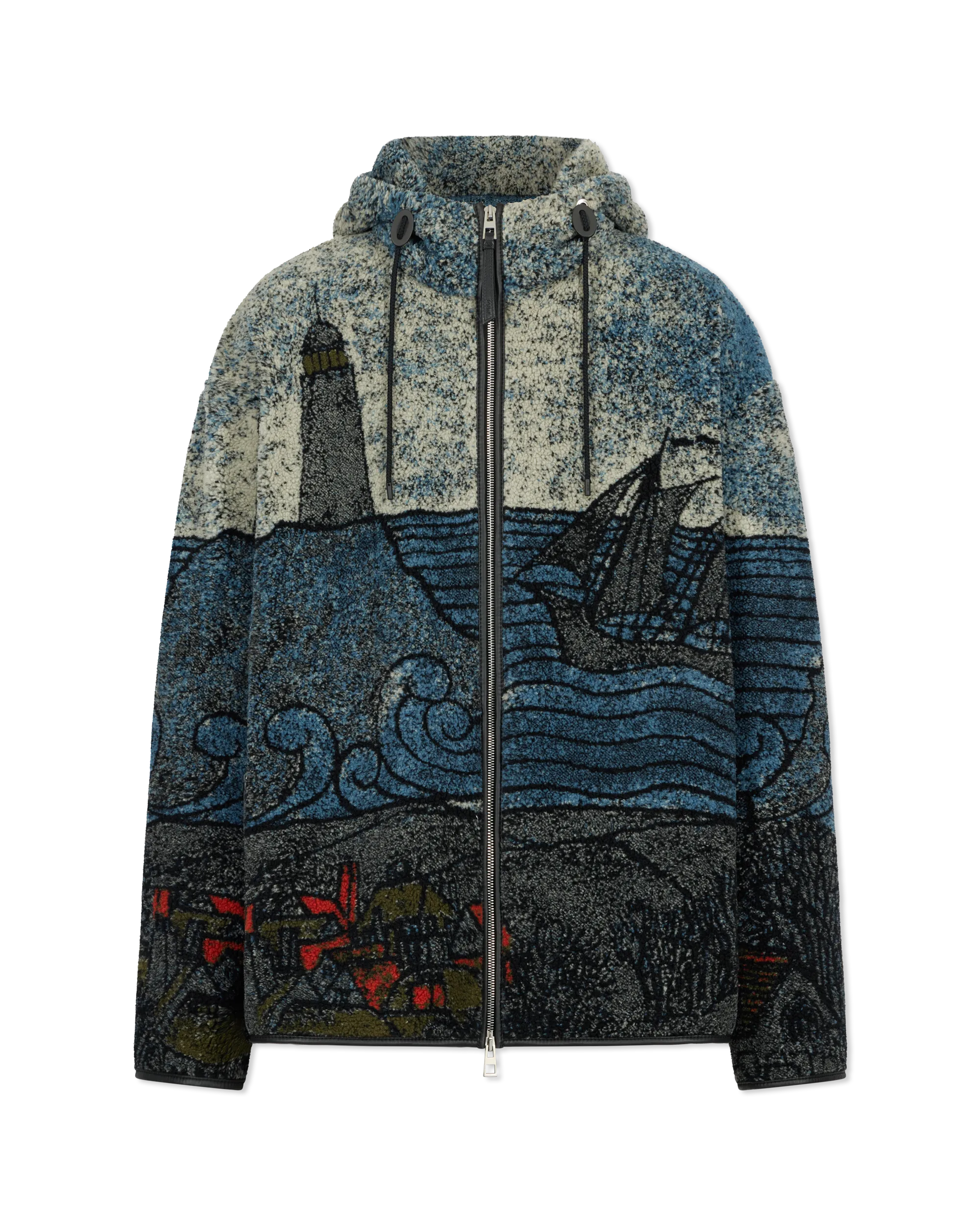 Lighthouse Hooded Fleece Jacket - DIHSAN