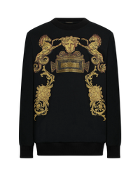 Baroque Applique Sweatshirt - DIHSAN