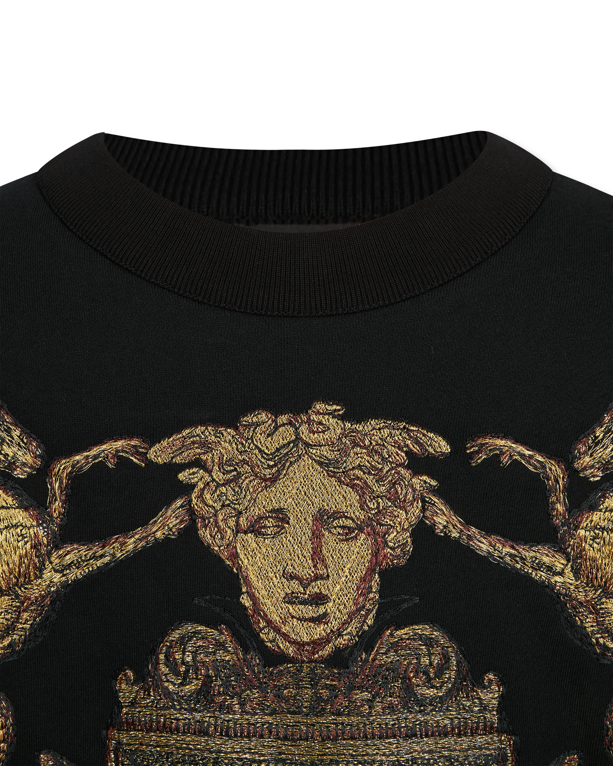 Baroque Applique Sweatshirt - DIHSAN