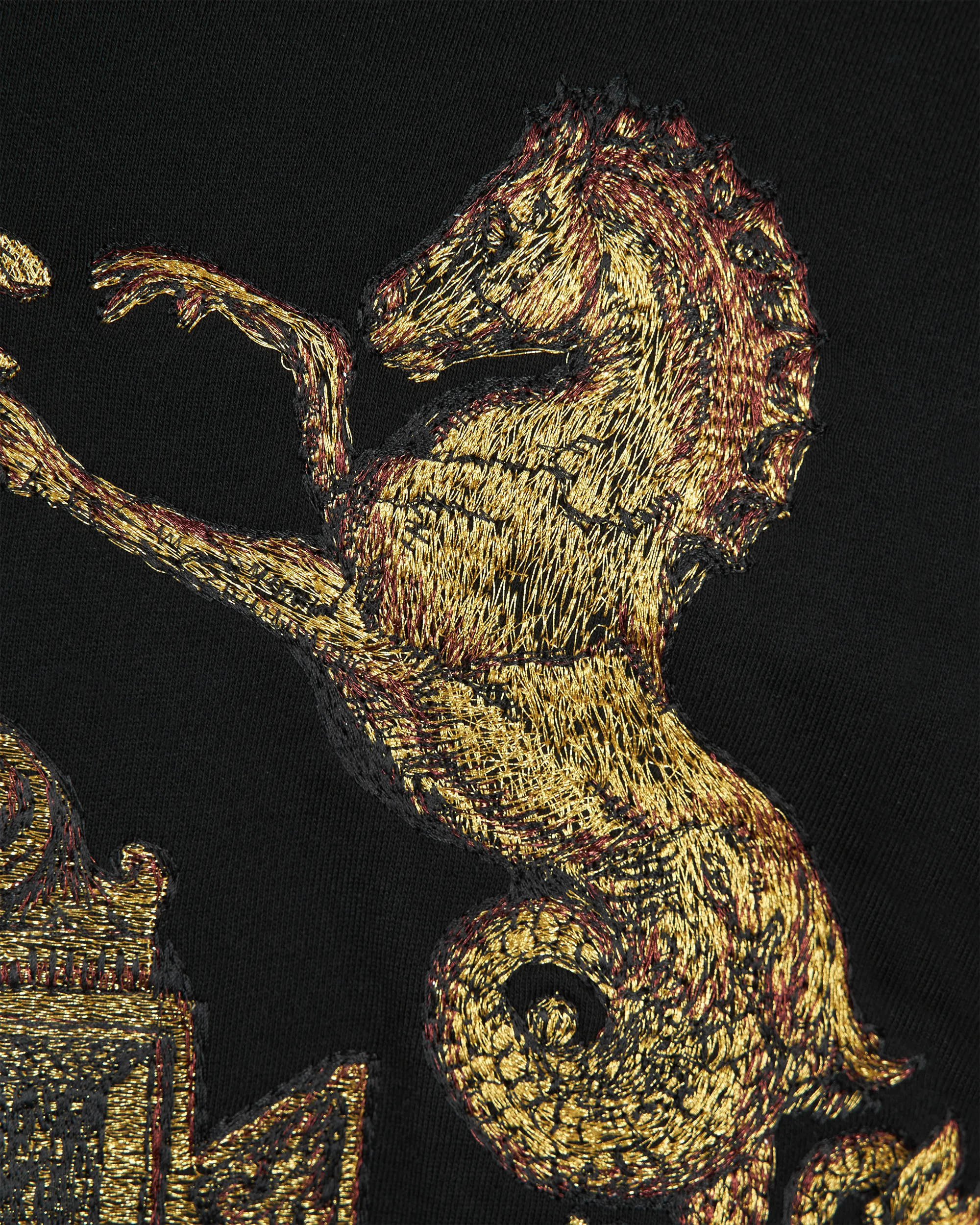 Baroque Applique Sweatshirt - DIHSAN