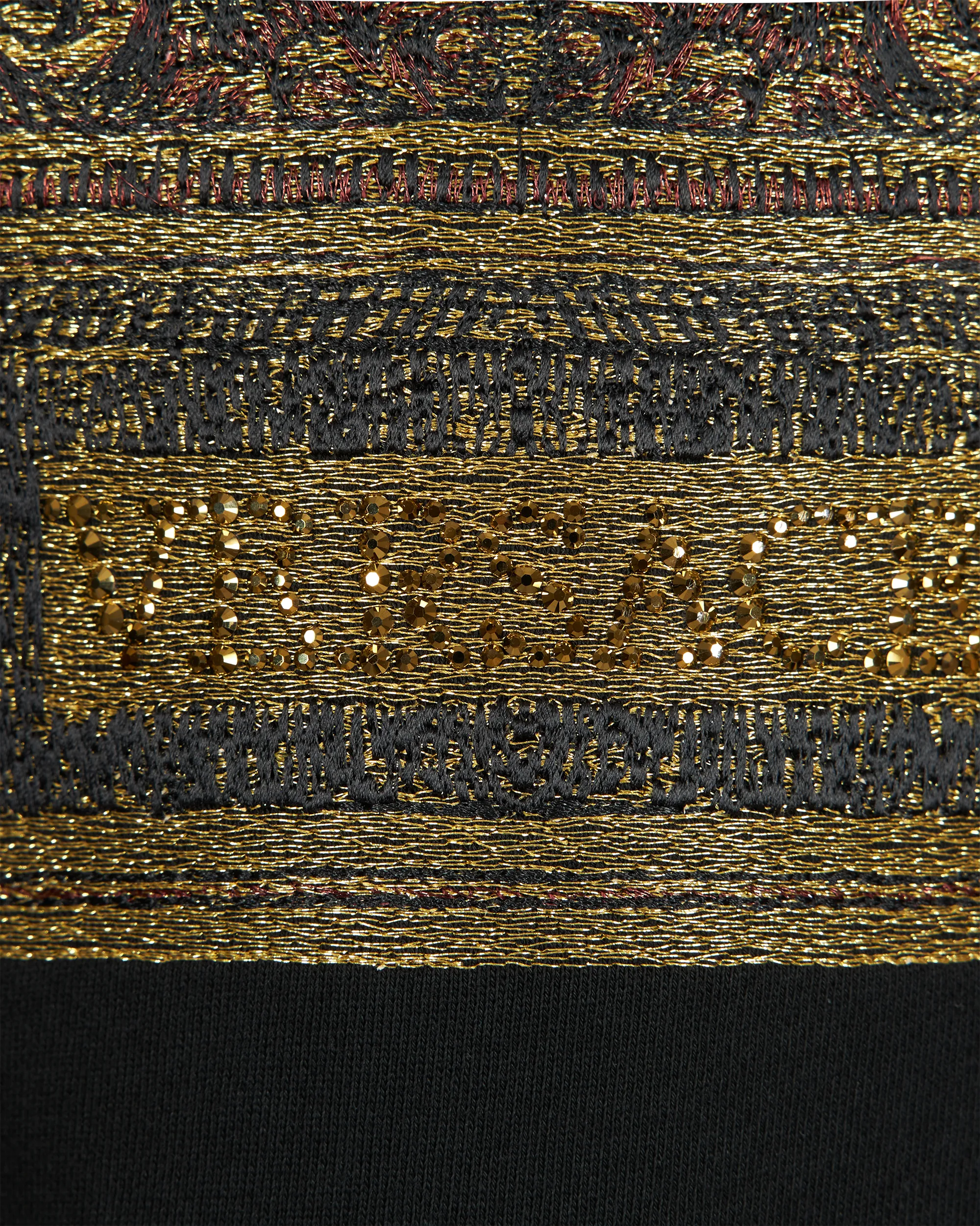 Baroque Applique Sweatshirt - DIHSAN