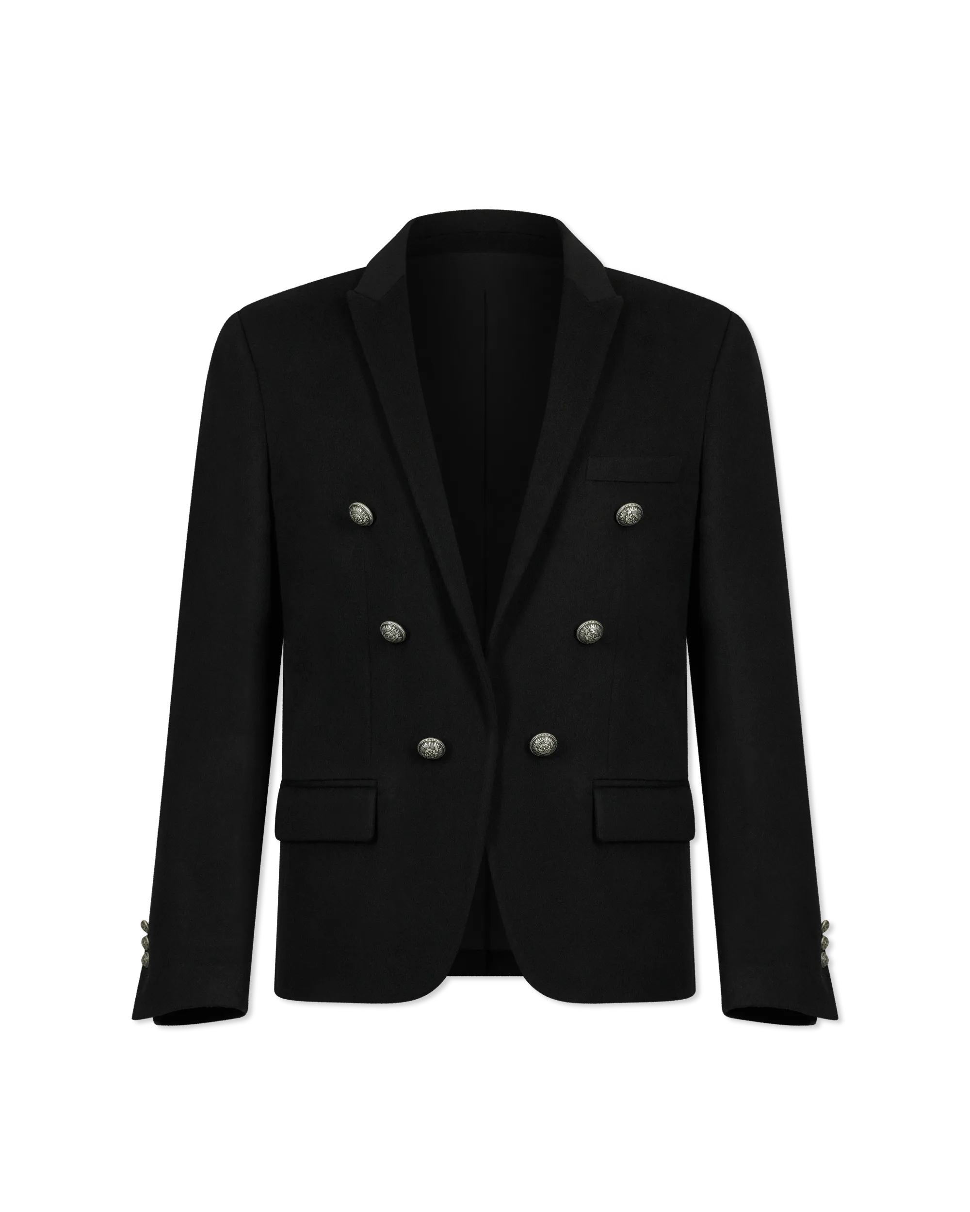 Cashmere Six Buttons Jacket - DIHSAN