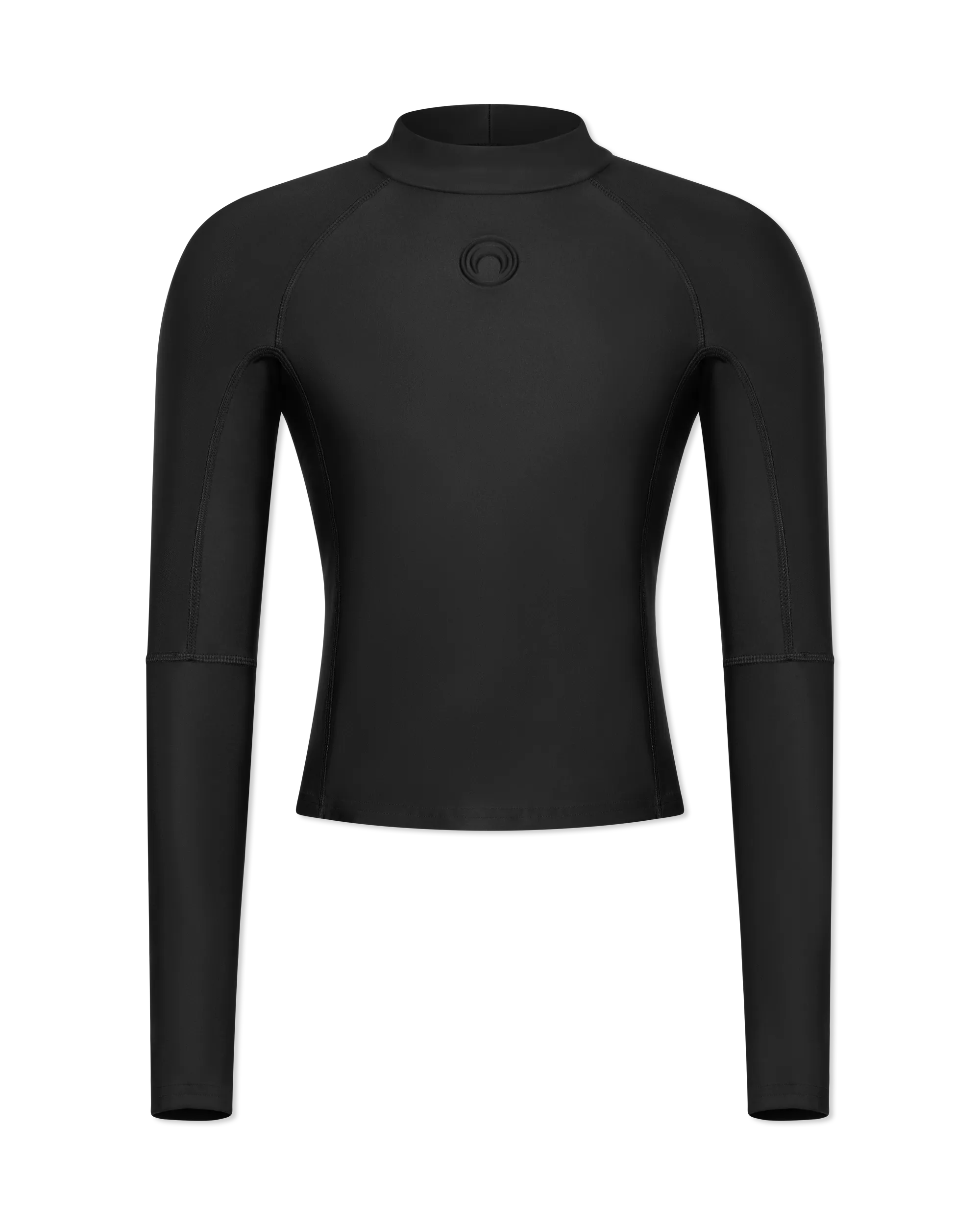 Logo-Embossed Stretch Top - DIHSAN