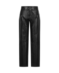Leather Moto Pants - DIHSAN