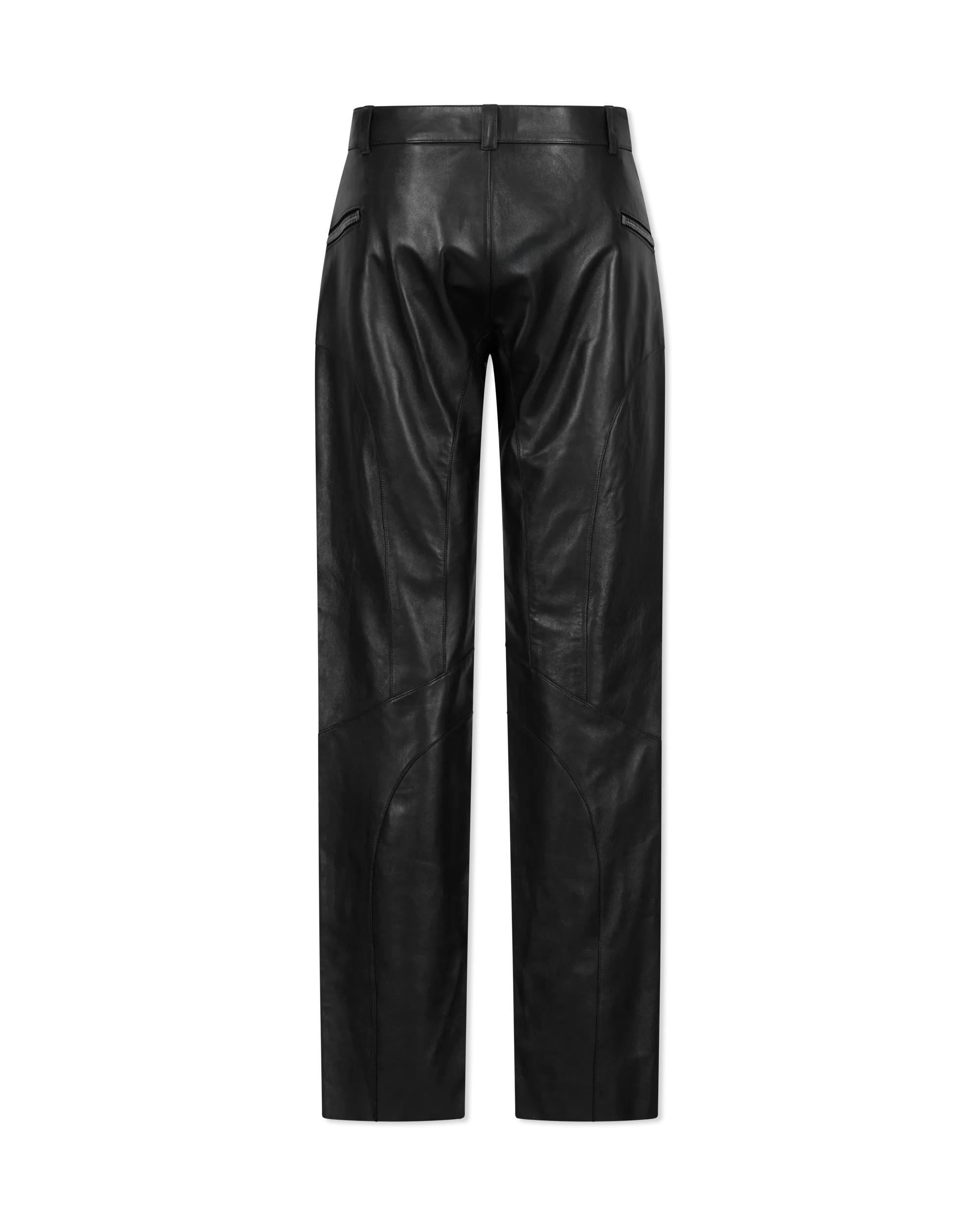 Leather Moto Pants - DIHSAN