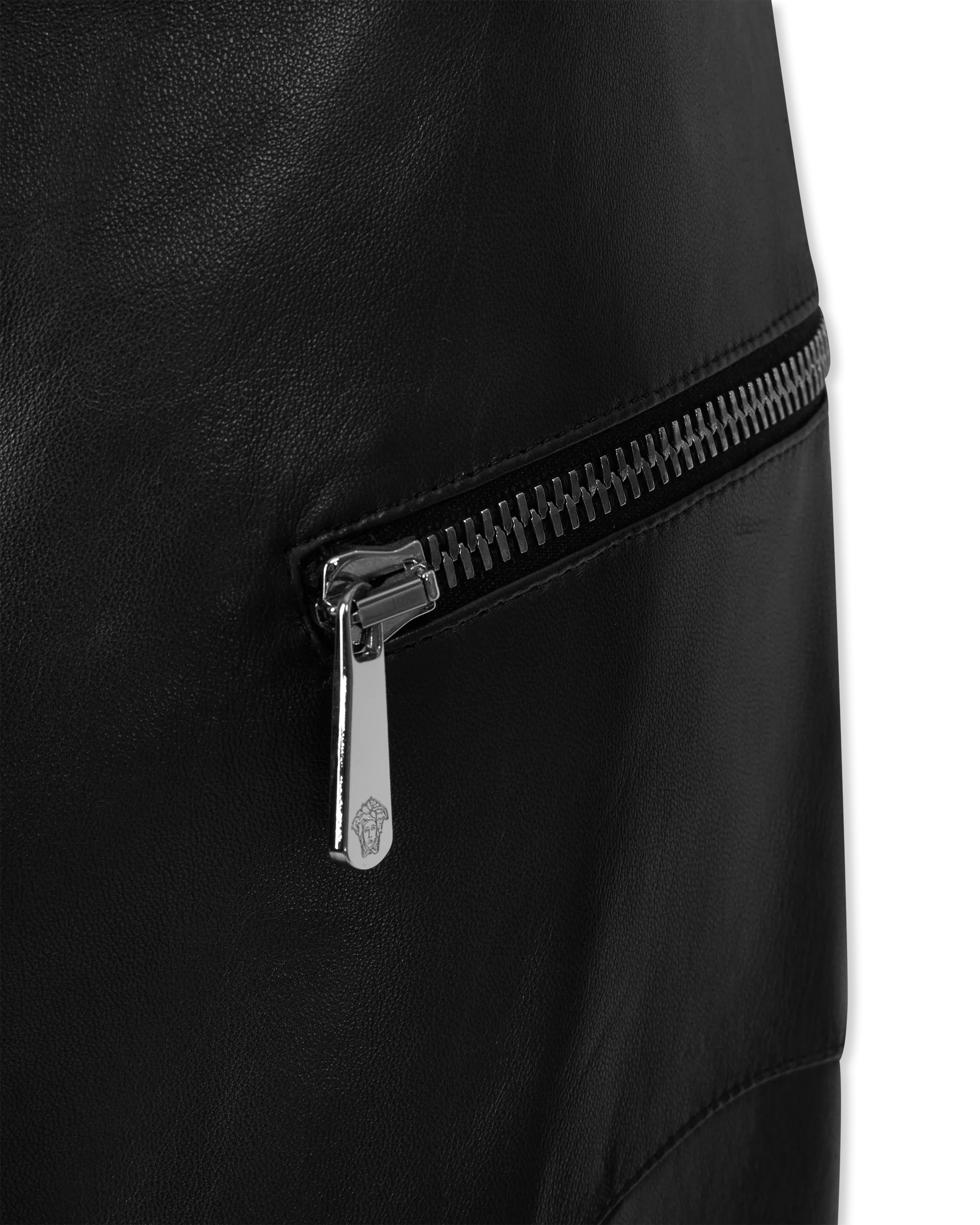 Leather Moto Pants - DIHSAN