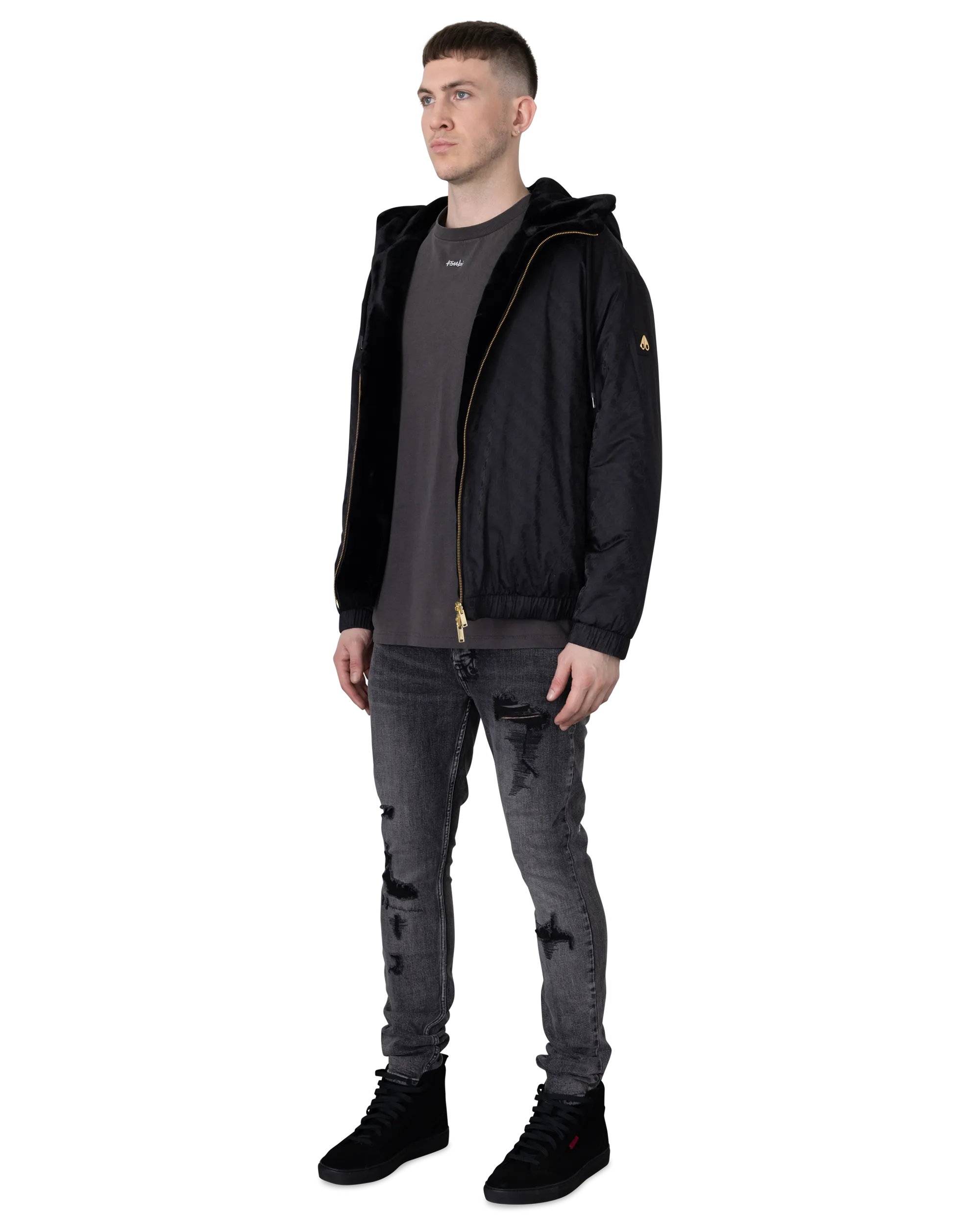 Gold Series Borden Monogram Bunny Hoodie