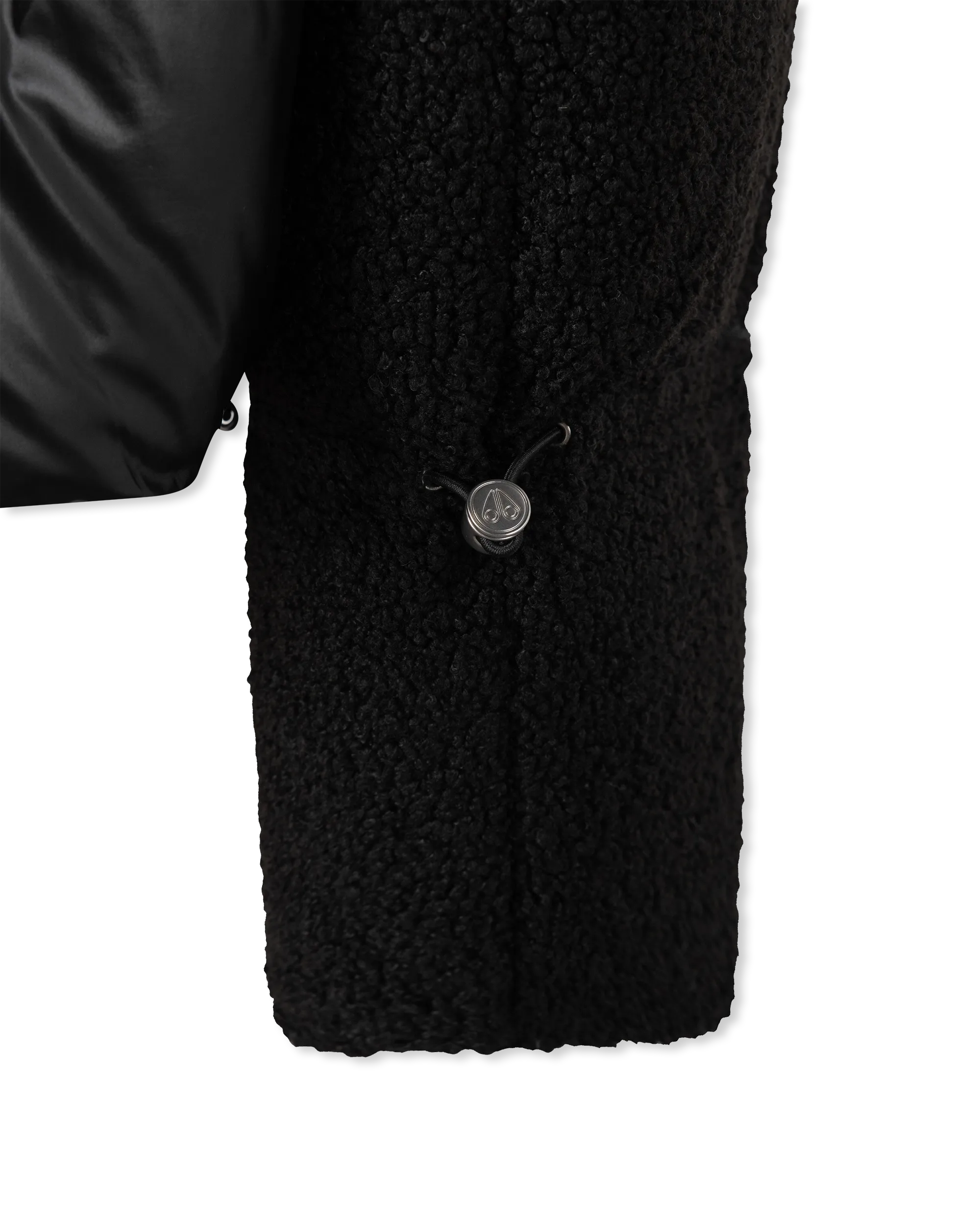 Moose Knuckles Agate Shearling Down Puffer Jacket