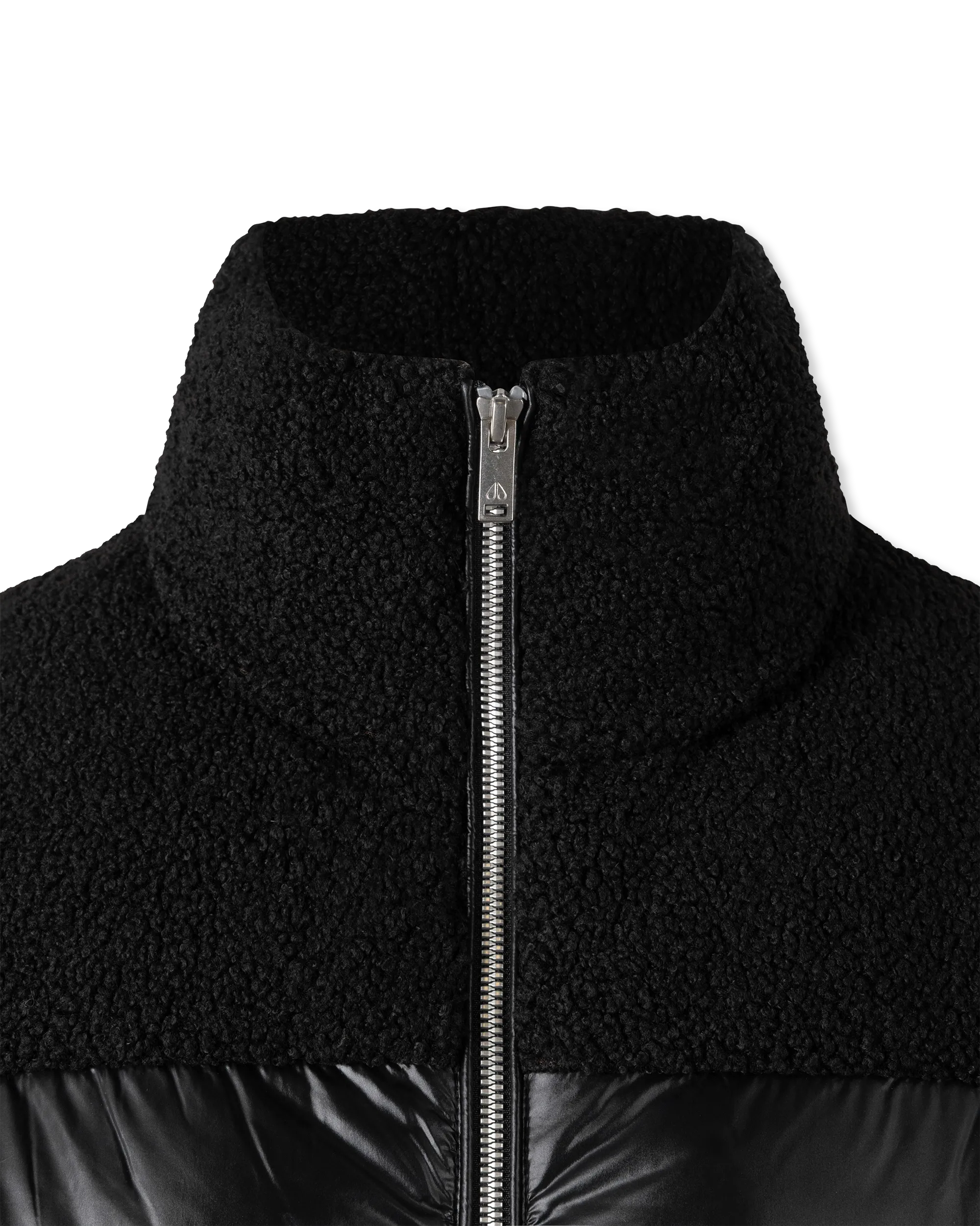 Moose Knuckles Agate Shearling Down Puffer Jacket