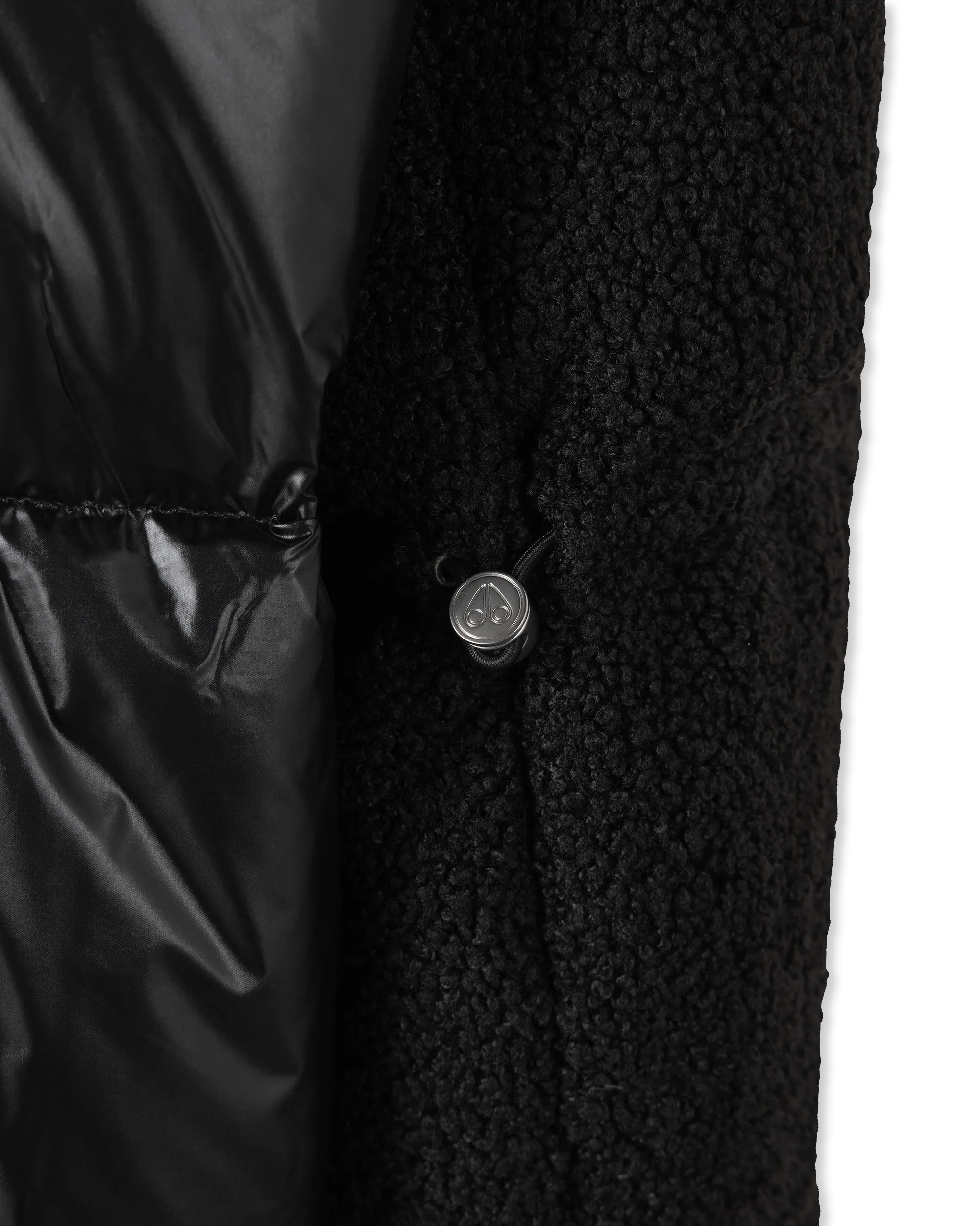 Moose Knuckles Agate Shearling Down Puffer Jacket
