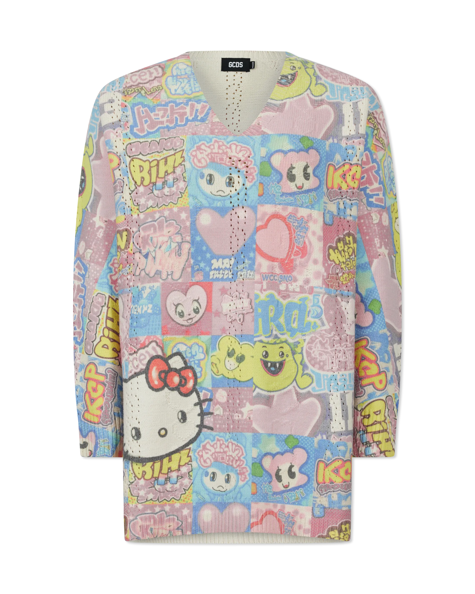 Hello Kitty Printed Cable Mini Dress - DIHSAN
