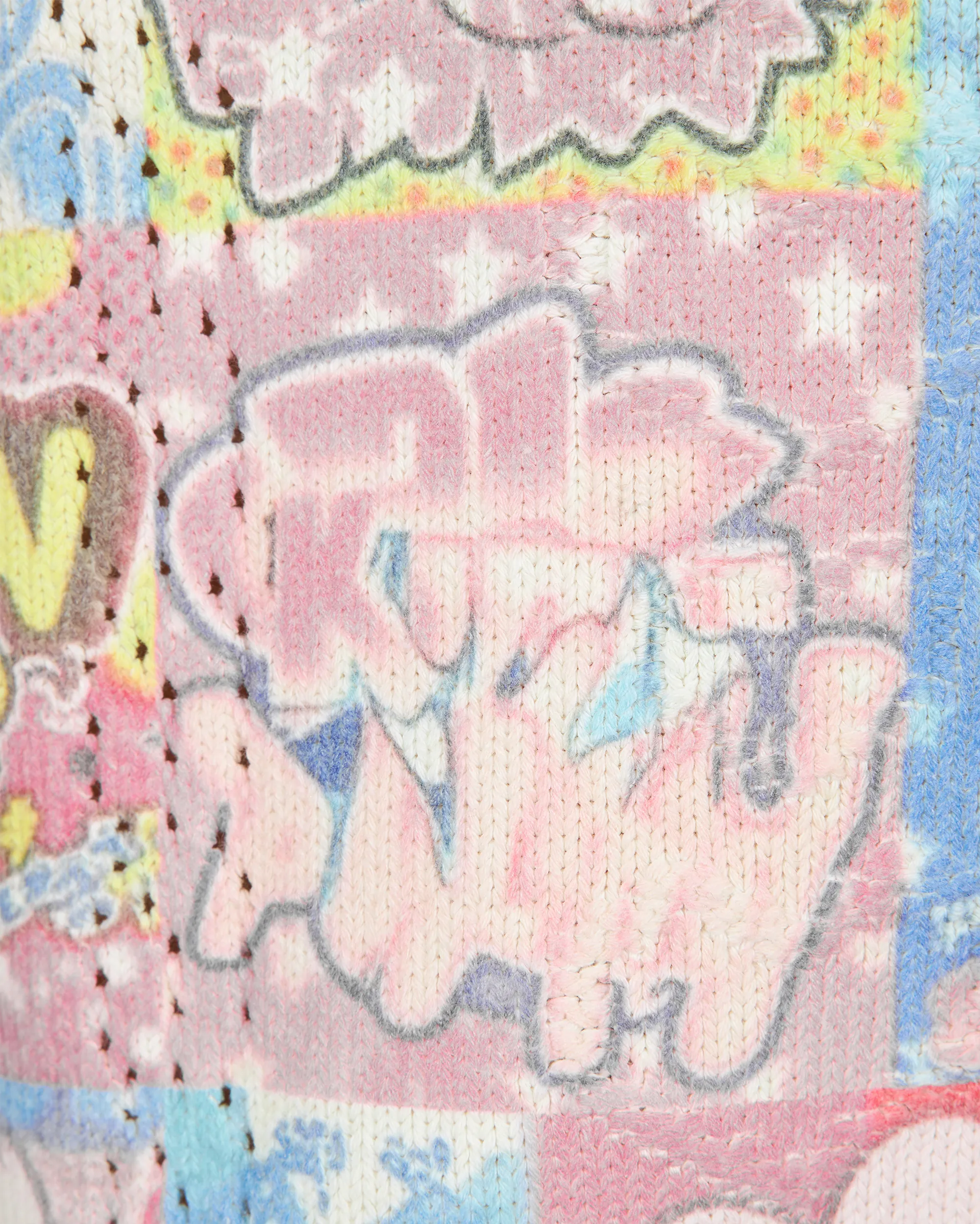 Hello Kitty Printed Cable Mini Dress - DIHSAN