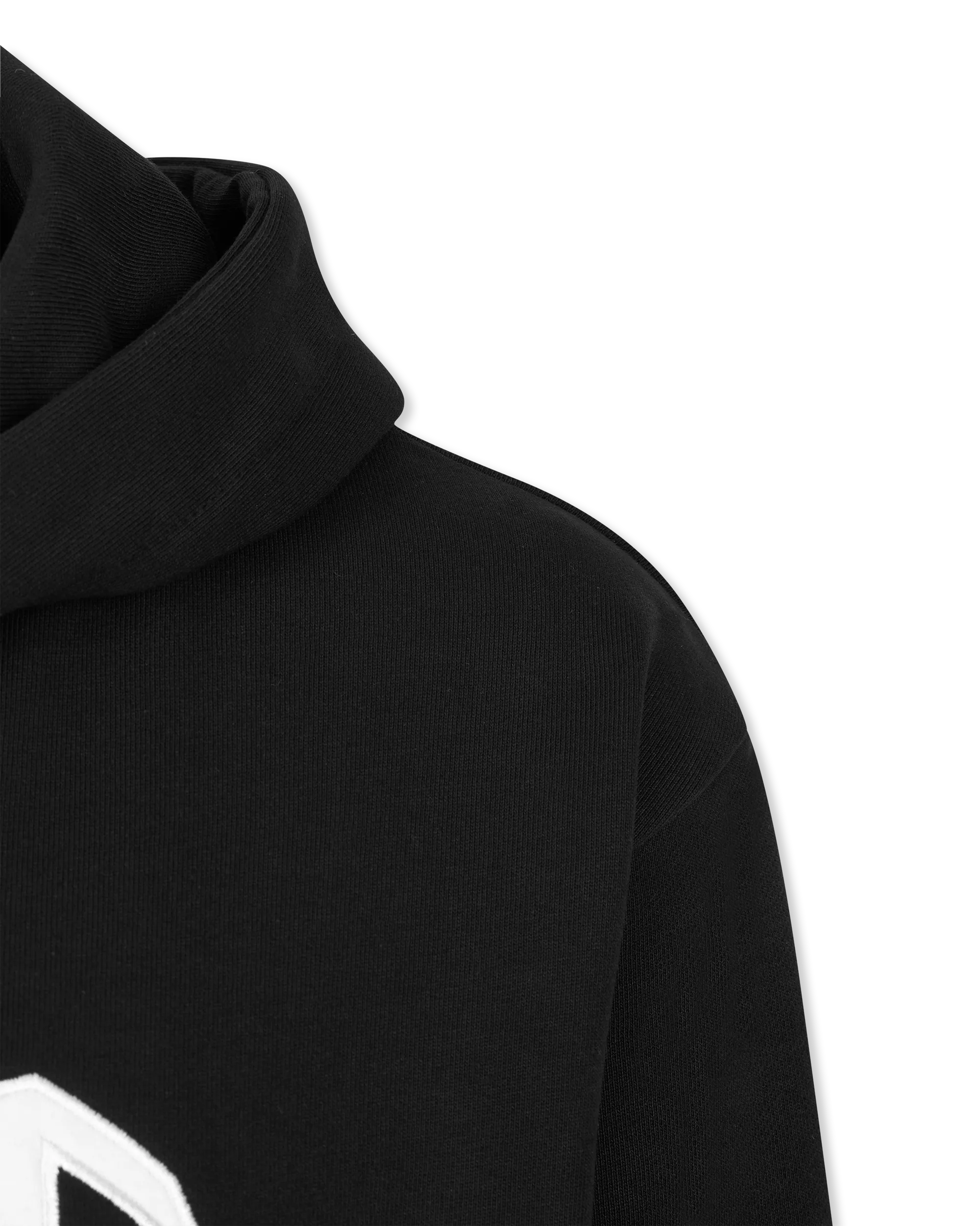Lounge Logo Cropped Hoodie - DIHSAN
