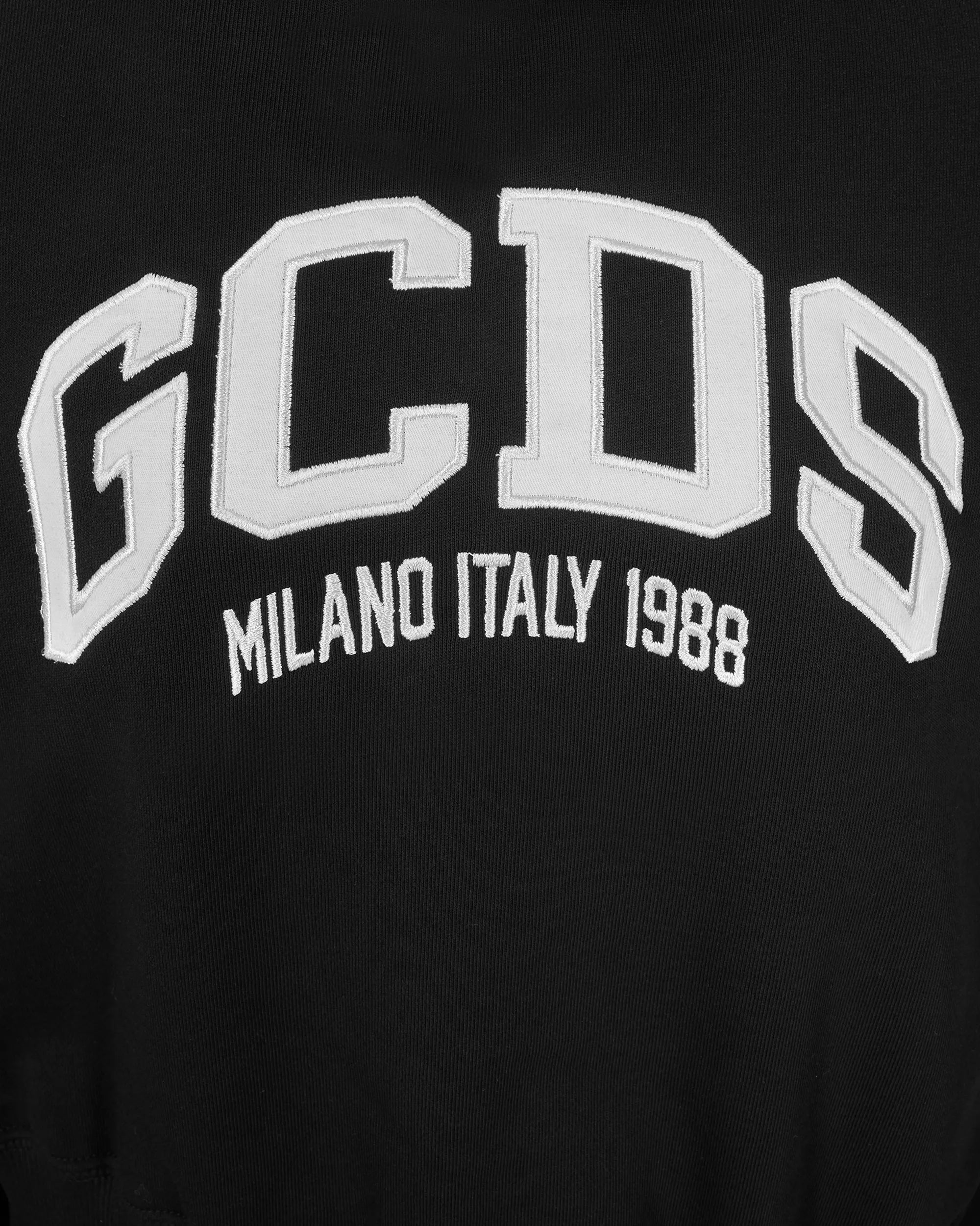 Lounge Logo Cropped Hoodie - DIHSAN