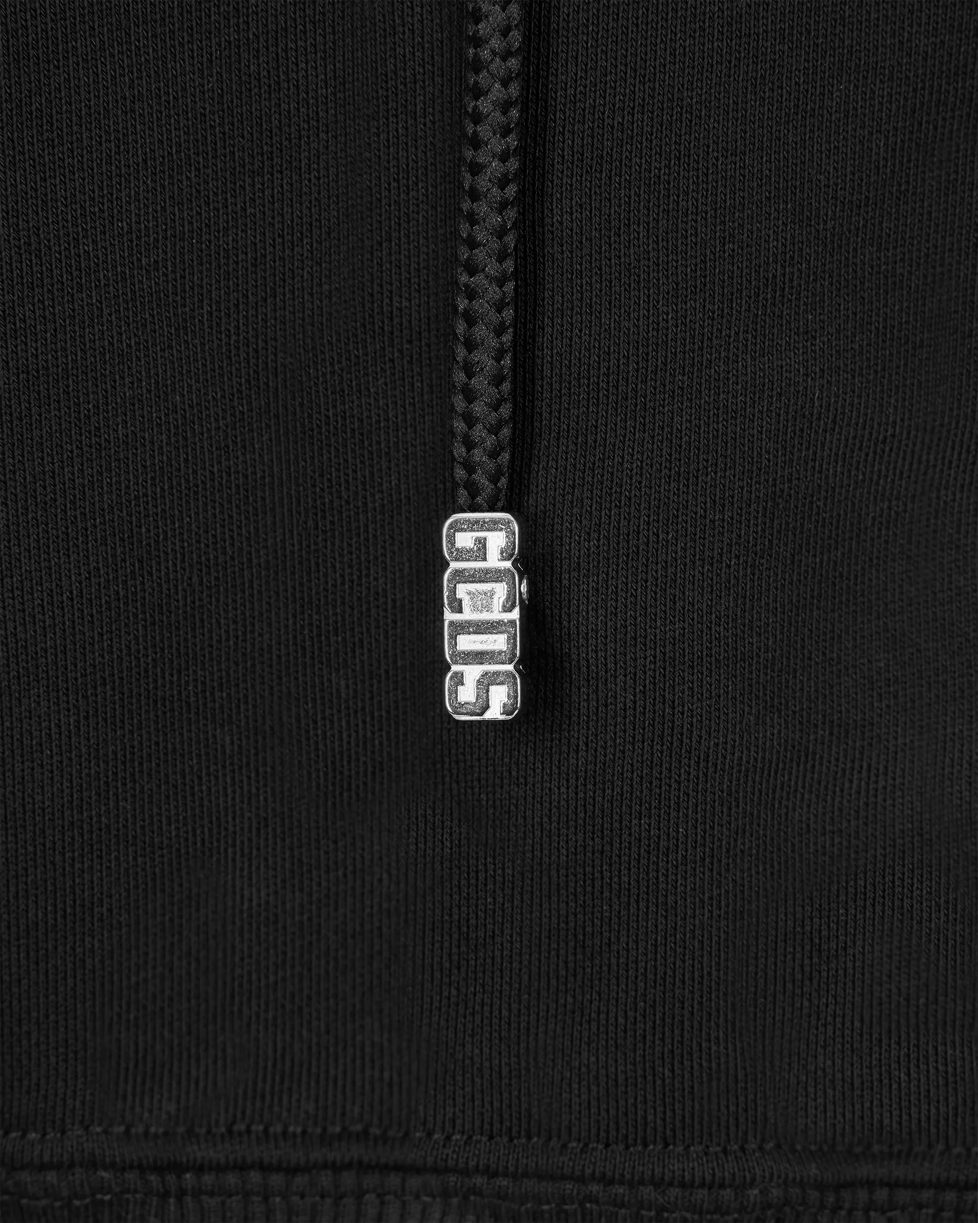 Lounge Logo Cropped Hoodie - DIHSAN
