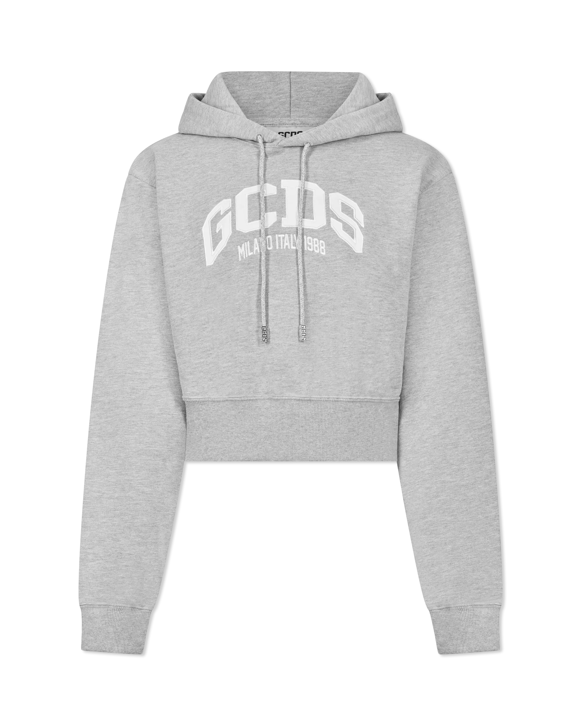 Lounge Logo Cropped Hoodie - DIHSAN