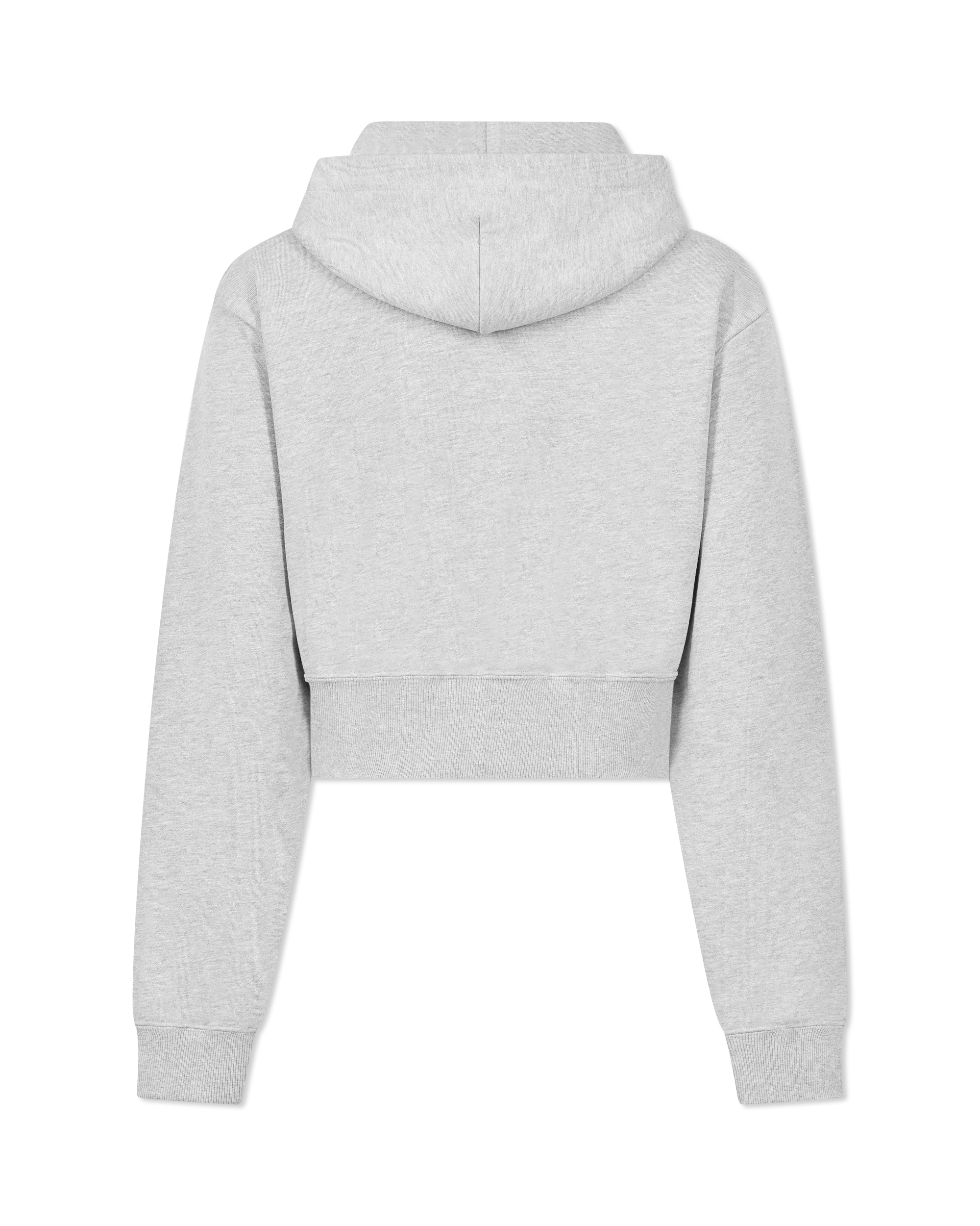 Lounge Logo Cropped Hoodie - DIHSAN