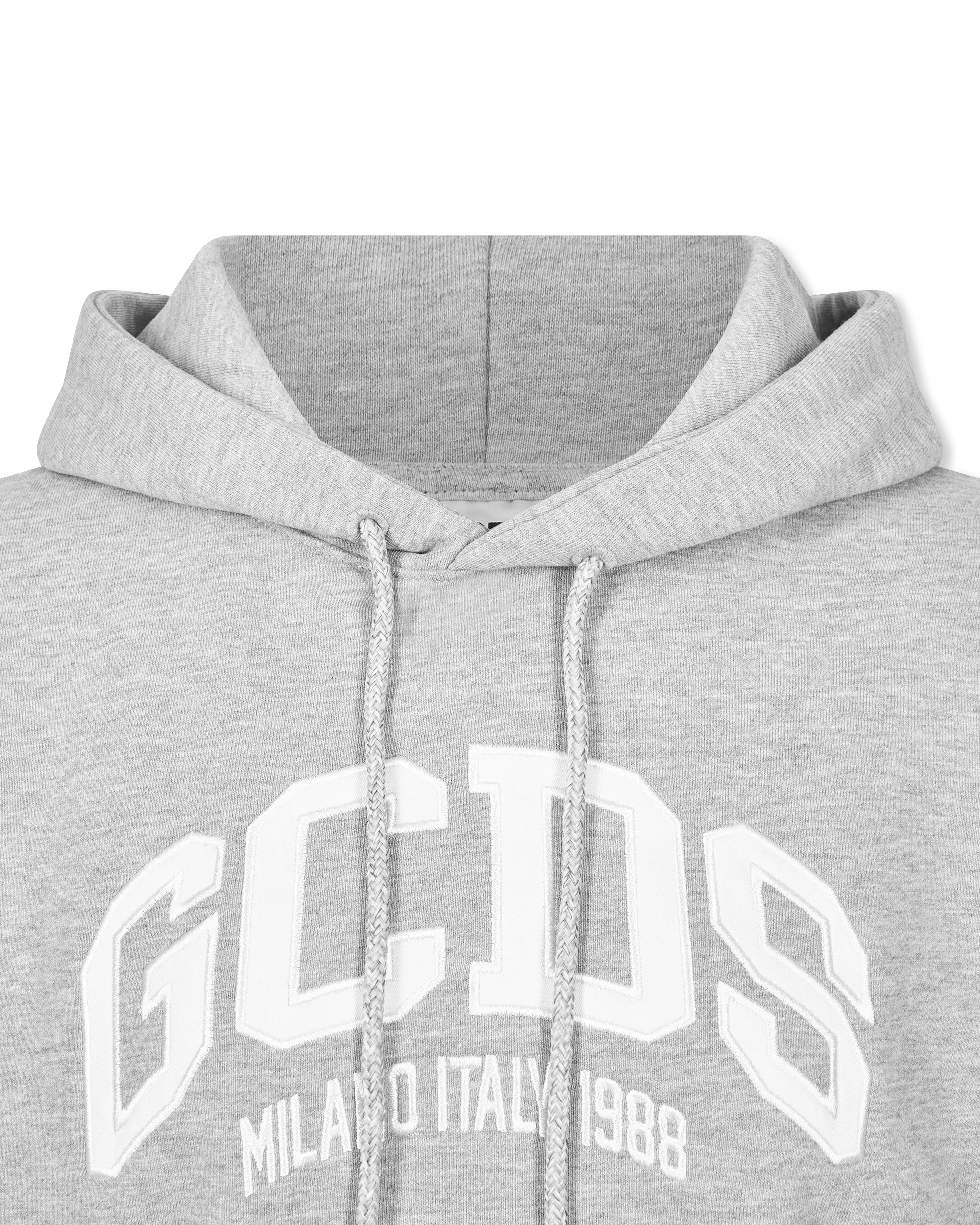 Lounge Logo Cropped Hoodie - DIHSAN