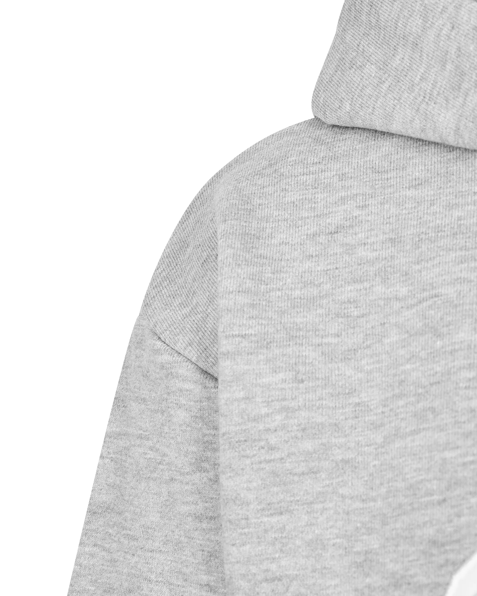 Lounge Logo Cropped Hoodie - DIHSAN
