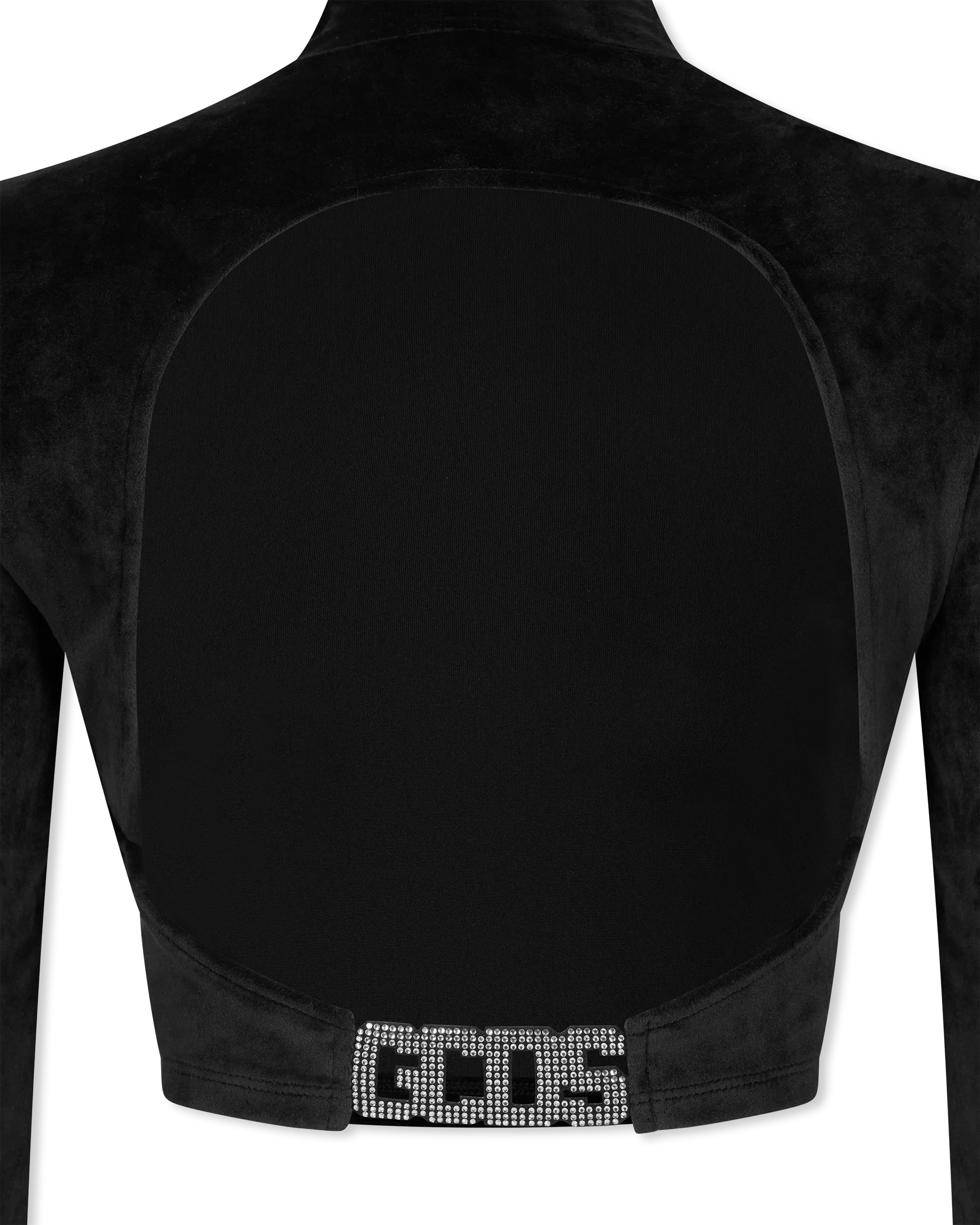 Velvet Choker Longsleeve Top - DIHSAN