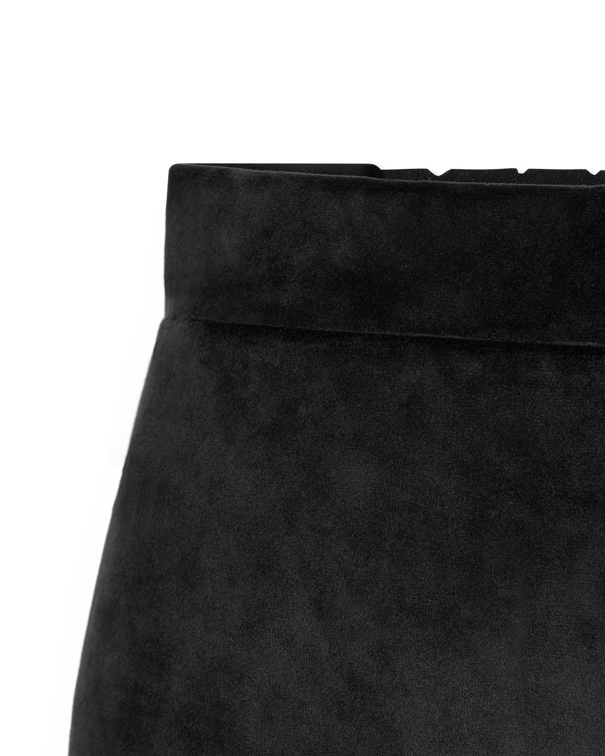 Velvet Choker Flare Trousers - DIHSAN