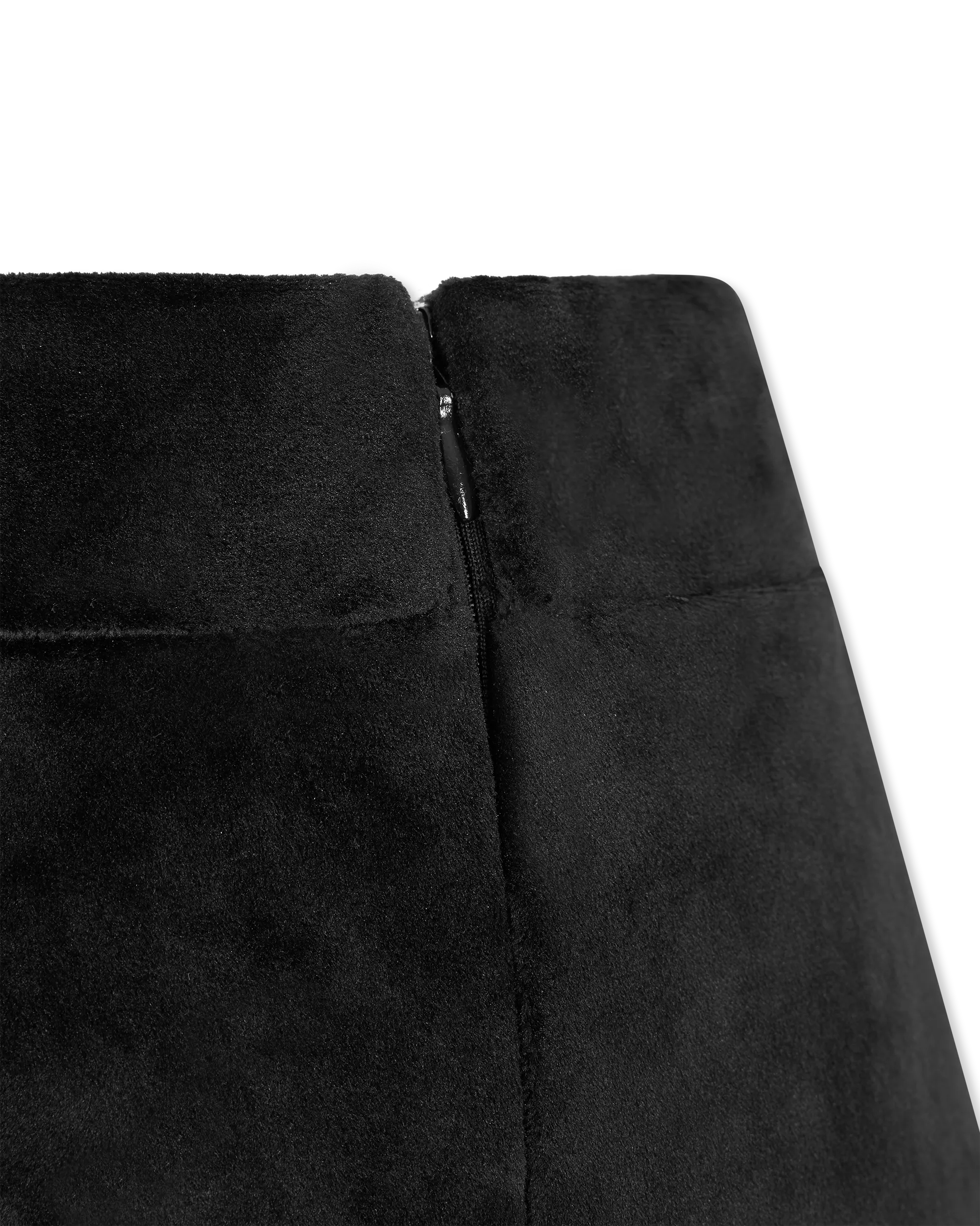 Velvet Choker Flare Trousers - DIHSAN