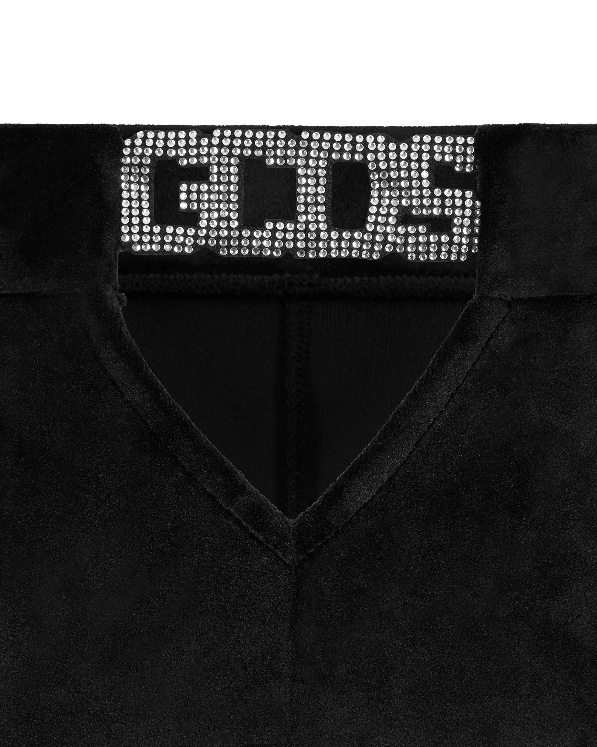 Velvet Choker Flare Trousers - DIHSAN