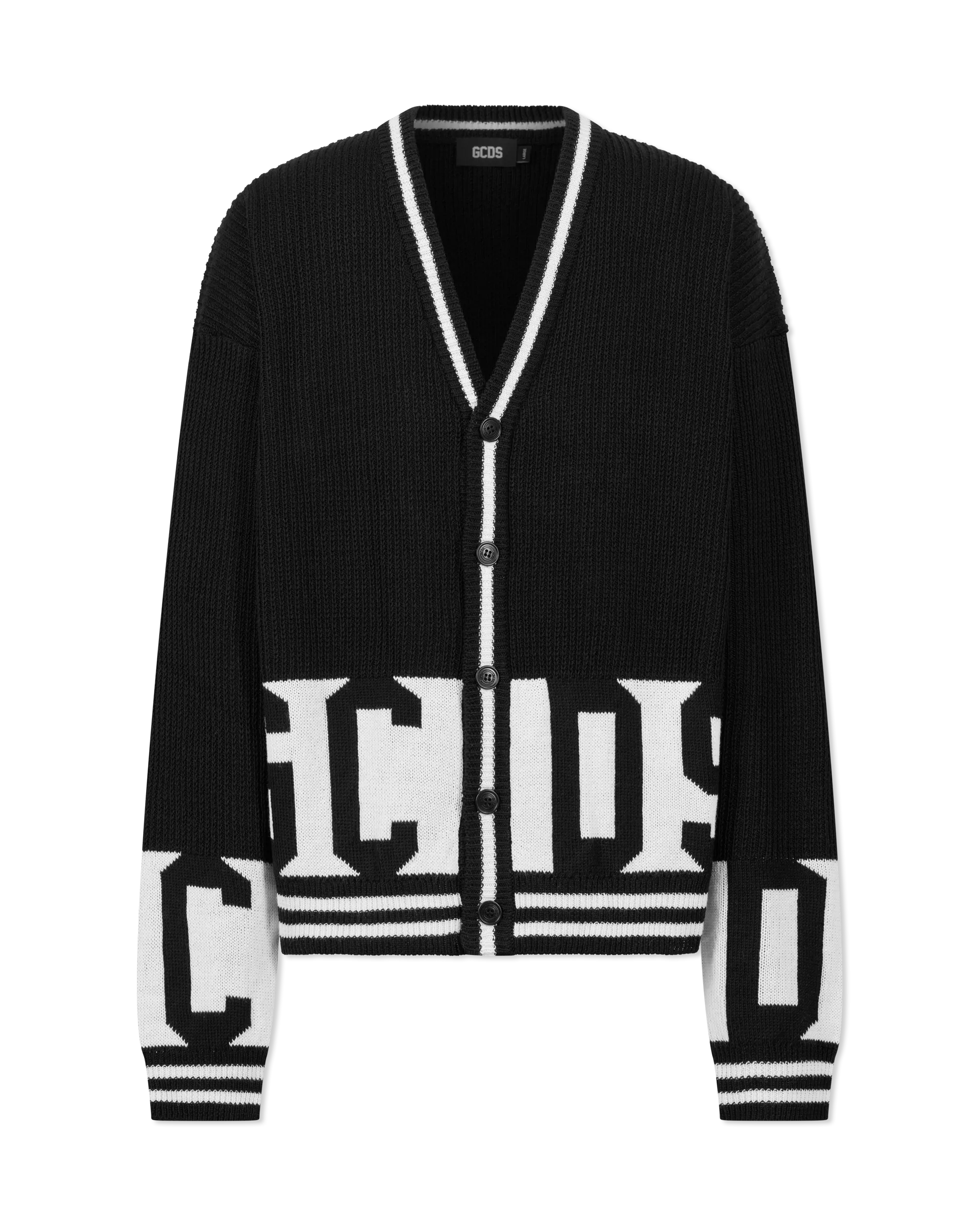 Low Brand Logo Cardigan - DIHSAN
