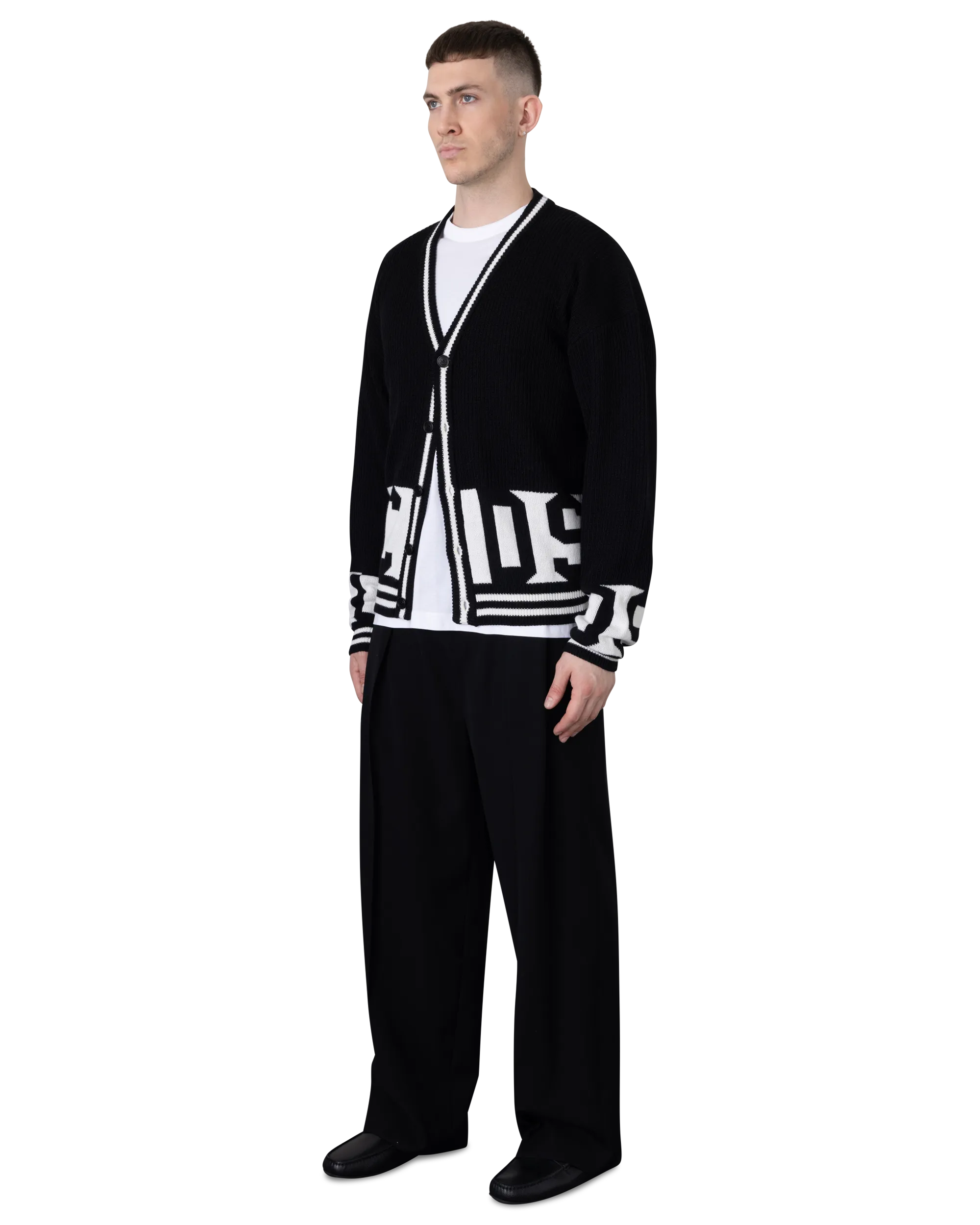 Low Brand Logo Cardigan