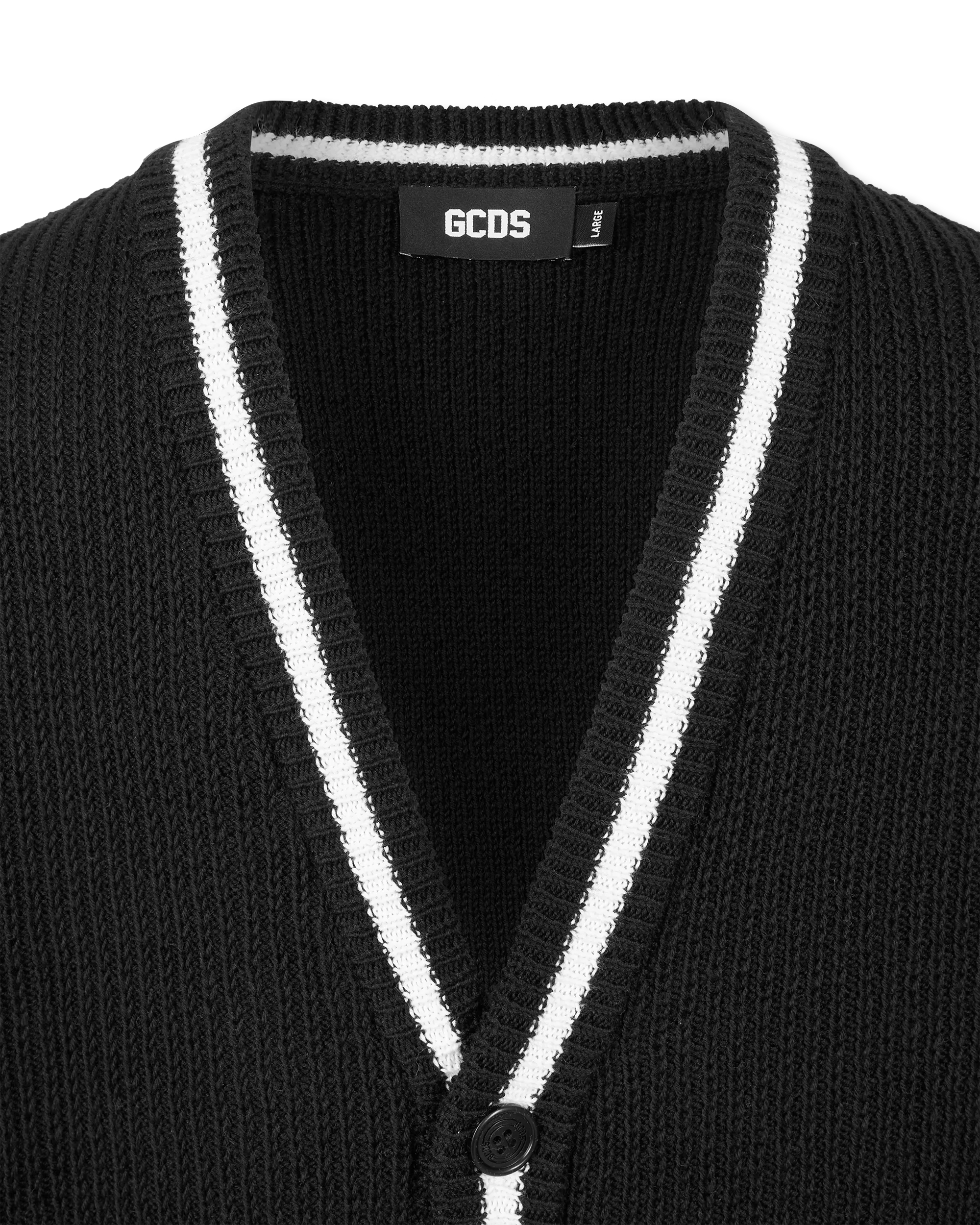 Low Brand Logo Cardigan - DIHSAN