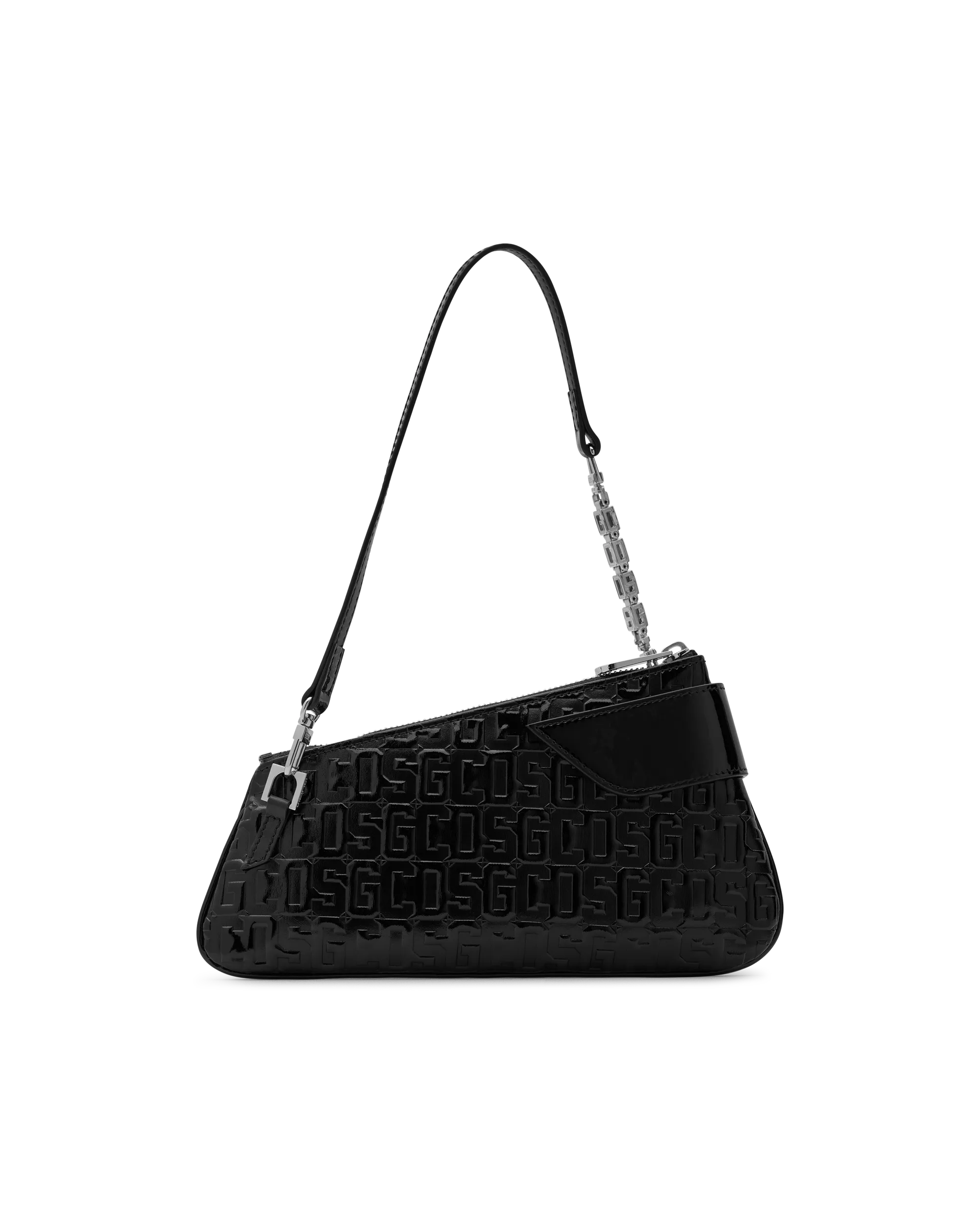 Comma Notte Patent Monogram Bag - DIHSAN