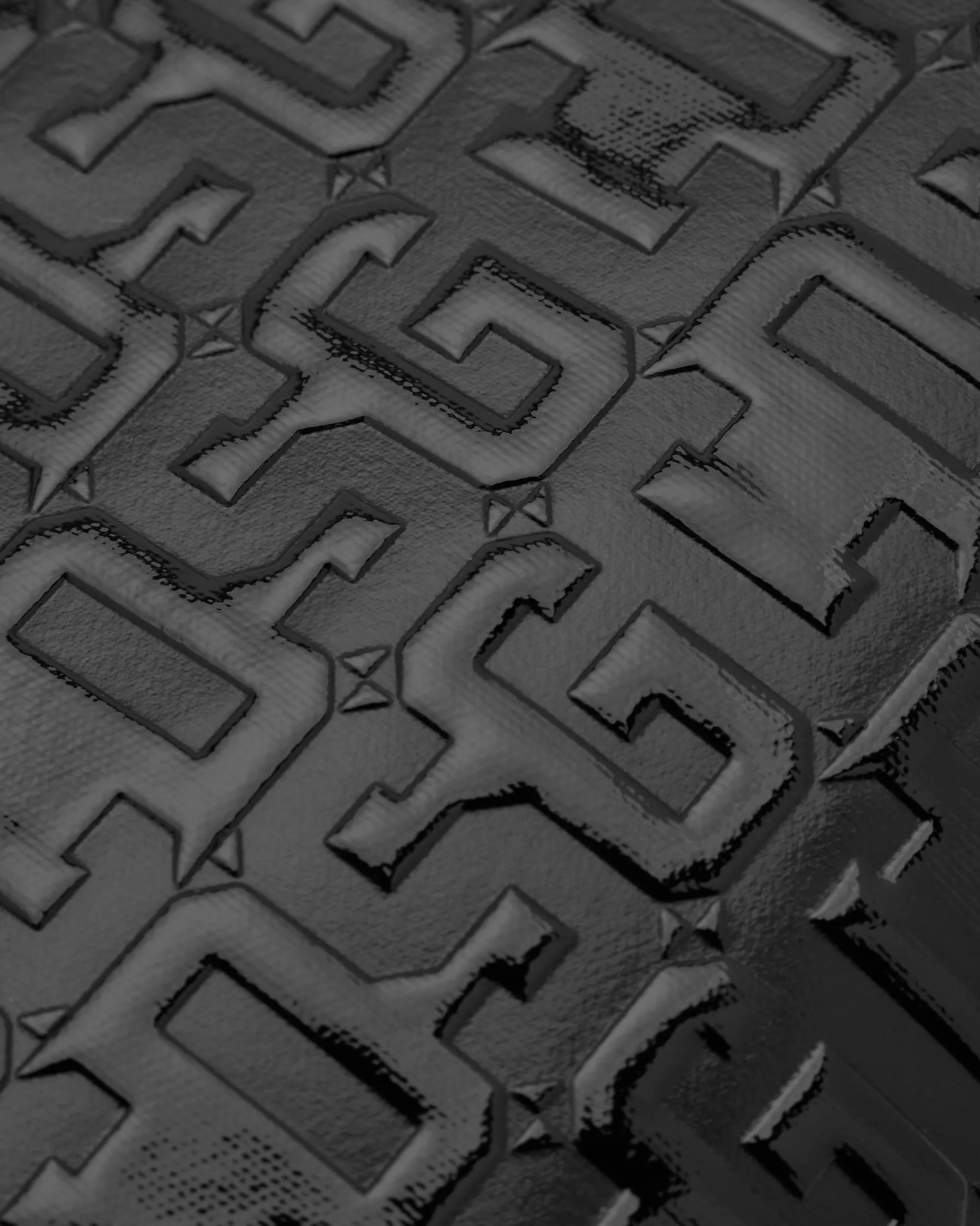 Comma Notte Patent Monogram Bag - DIHSAN