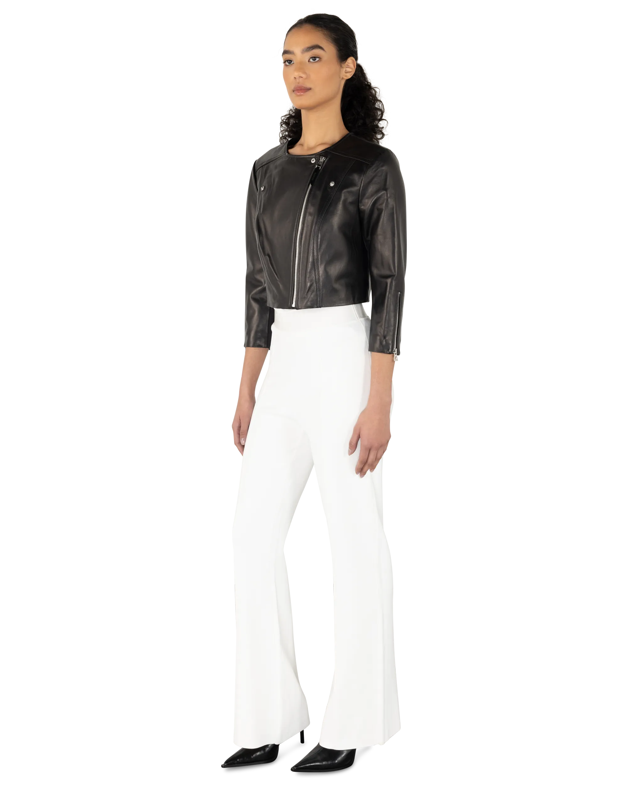 Rudsak Winni Cropped Leather Jacket