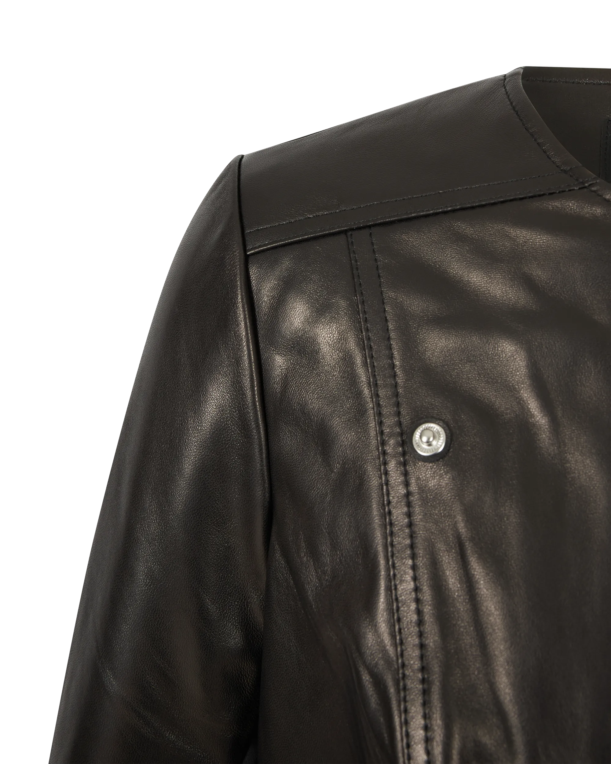 Winni Cropped Leather Jacket - DIHSAN